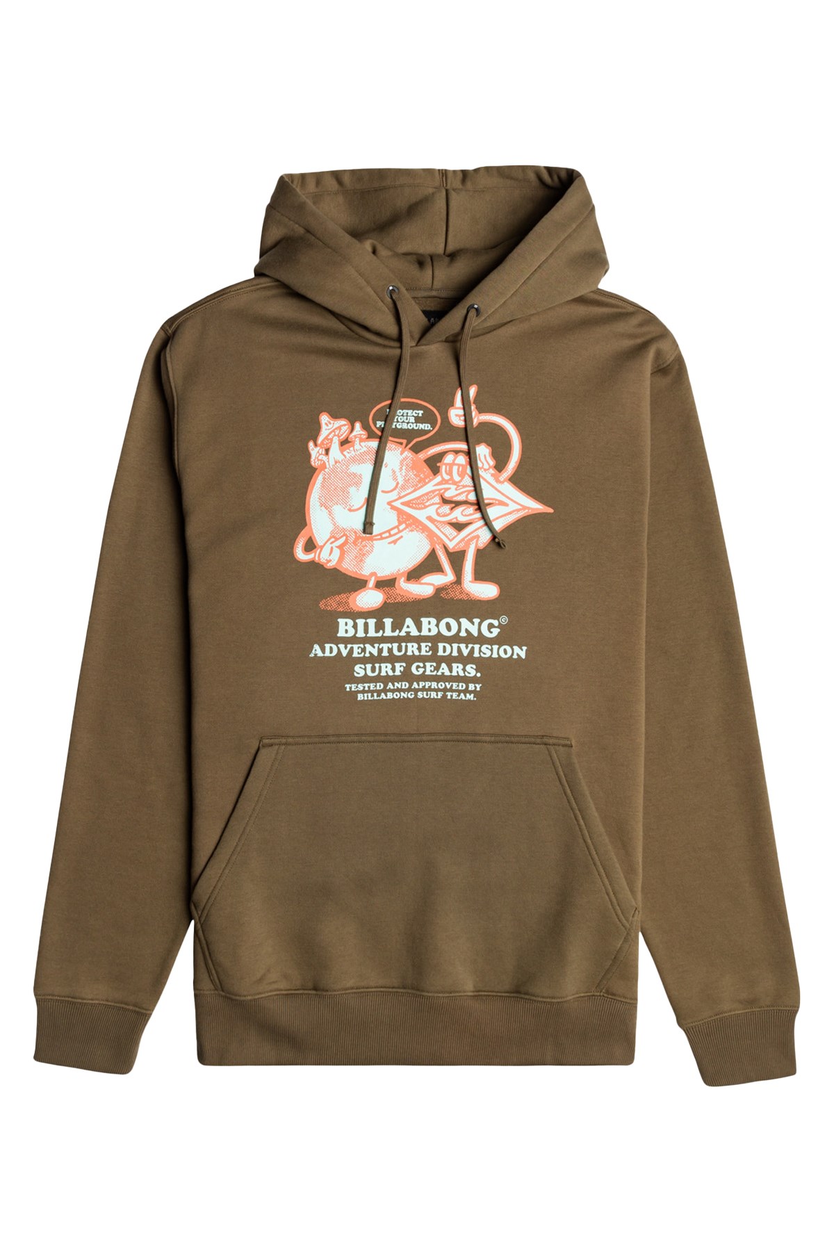 Billabong Take Care Po Erkek Sweatshirt EBYSF00138 Kahverengi