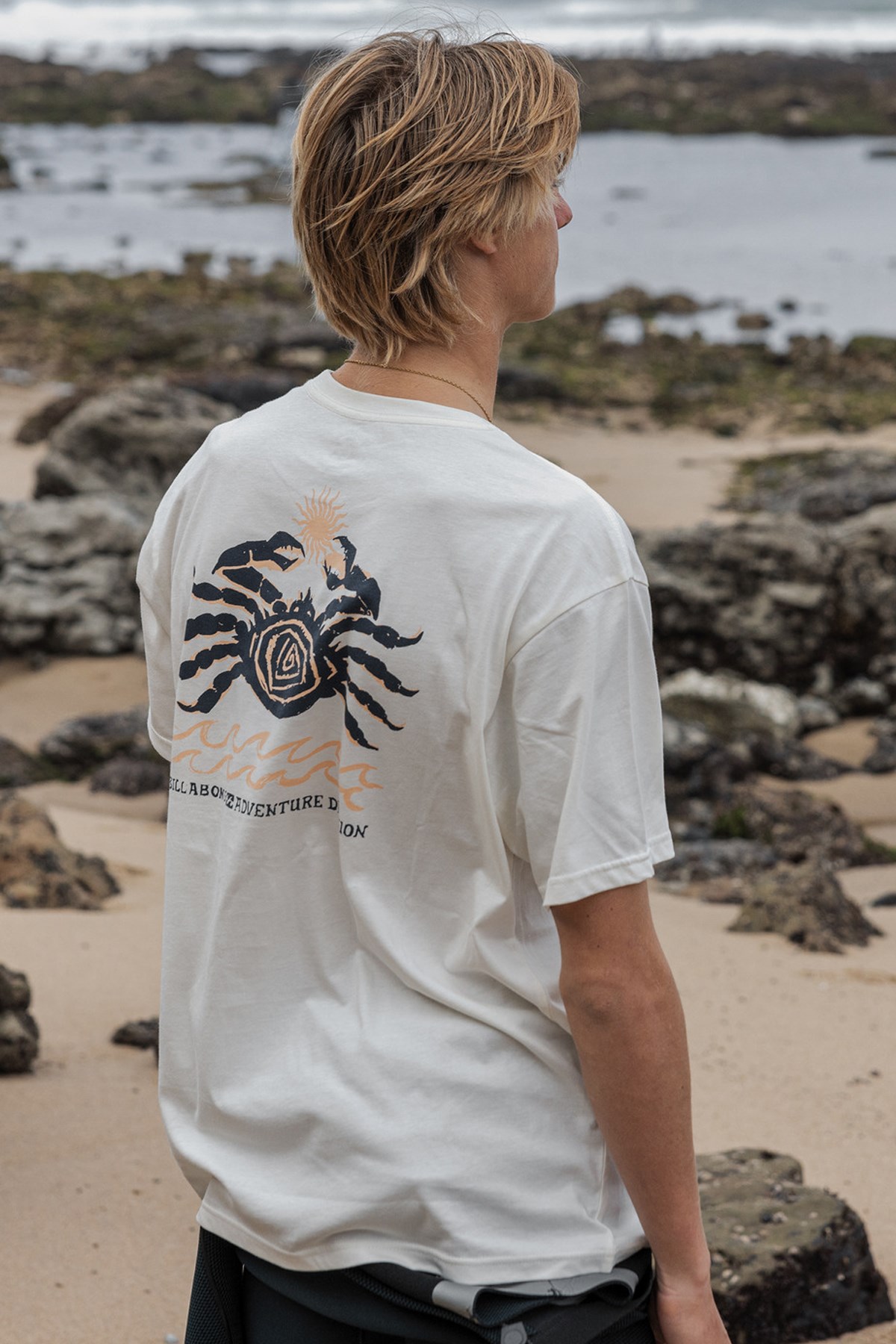Billabong Fauna Erkek Tişört EBYZT00113 Beyaz