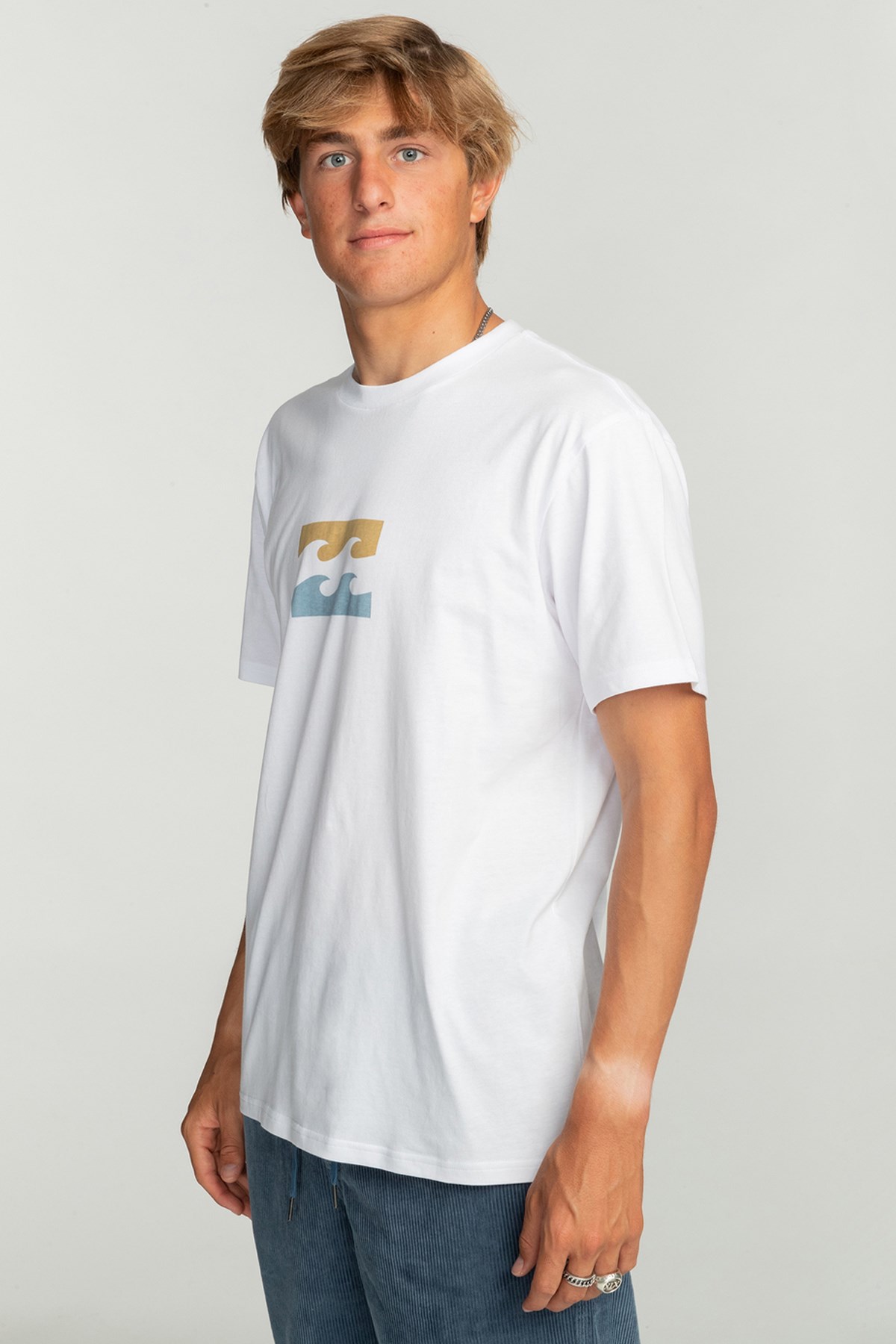 Billabong Team Wave Erkek Tişört EBYZT00144 Beyaz