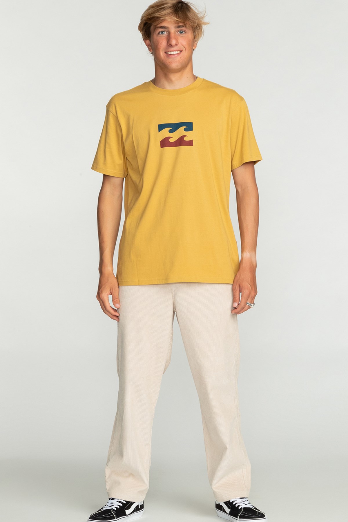 Billabong Team Wave Erkek Tişört EBYZT00144 Sarı