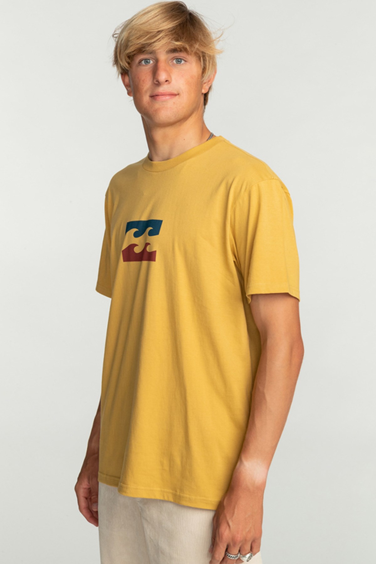 Billabong Team Wave Erkek Tişört EBYZT00144 Sarı
