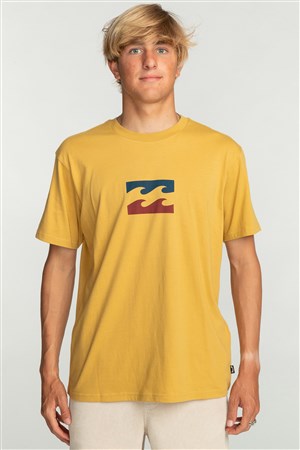 Billabong Team Wave Erkek Tişört EBYZT00144 Sarı