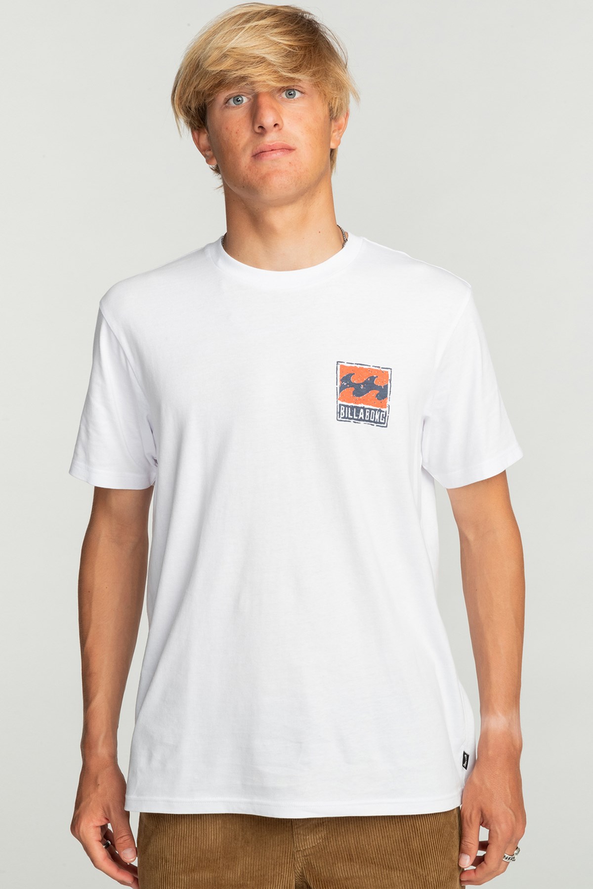 Billabong Stamp Erkek Tişört EBYZT00145 Beyaz