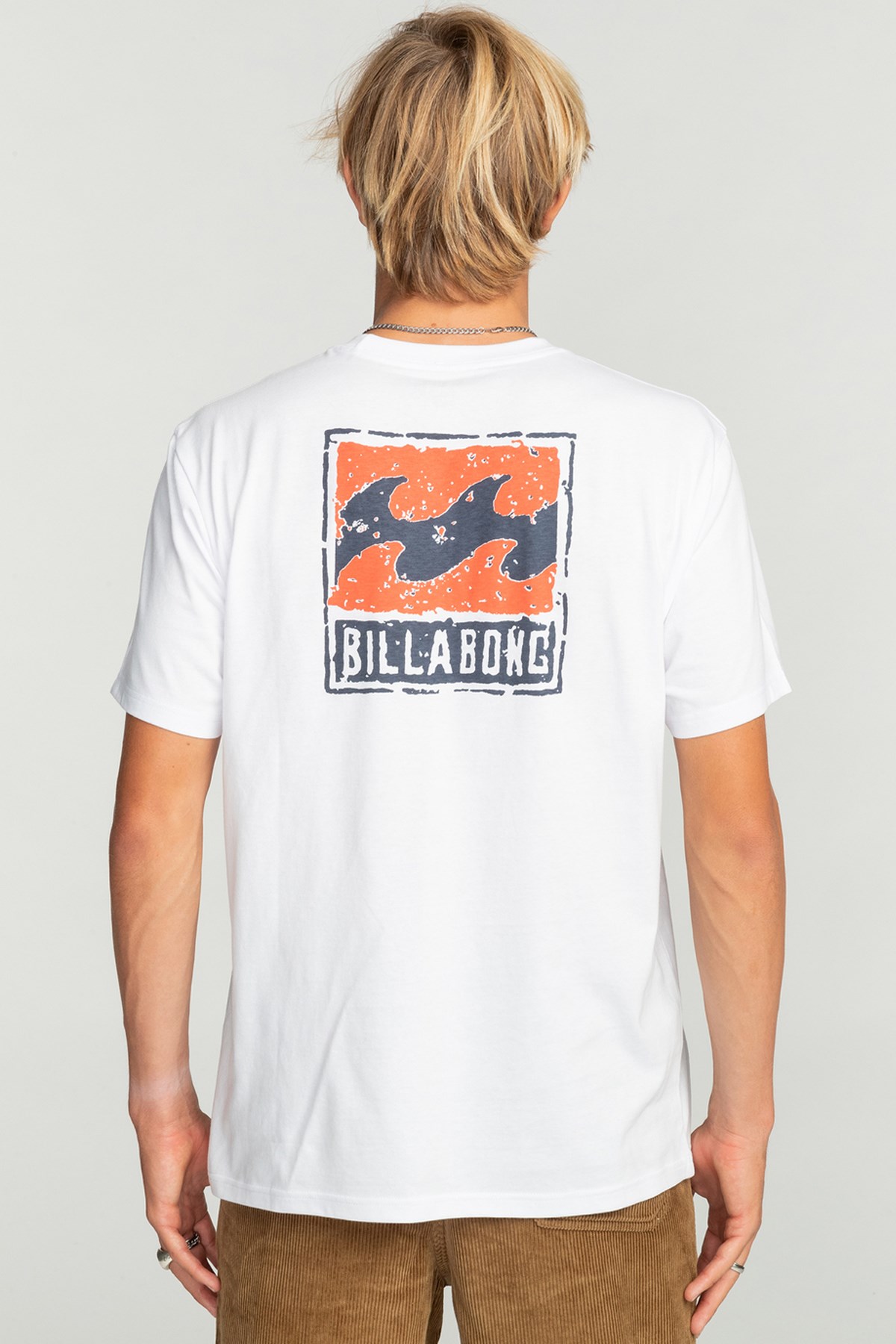 Billabong Stamp Erkek Tişört EBYZT00145 Beyaz