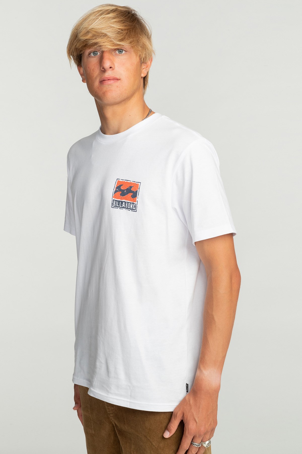 Billabong Stamp Erkek Tişört EBYZT00145 Beyaz