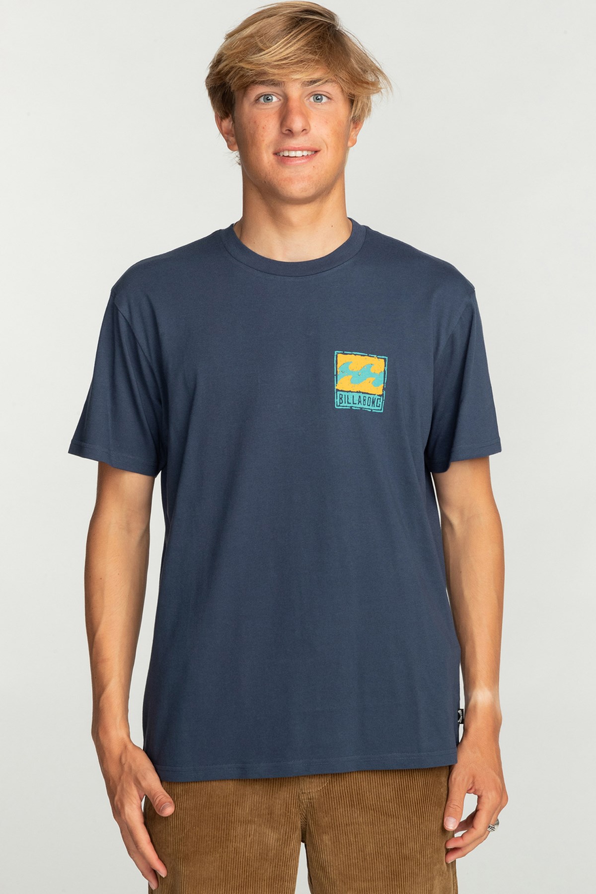 Billabong Stamp Erkek Tişört EBYZT00145 Mavi