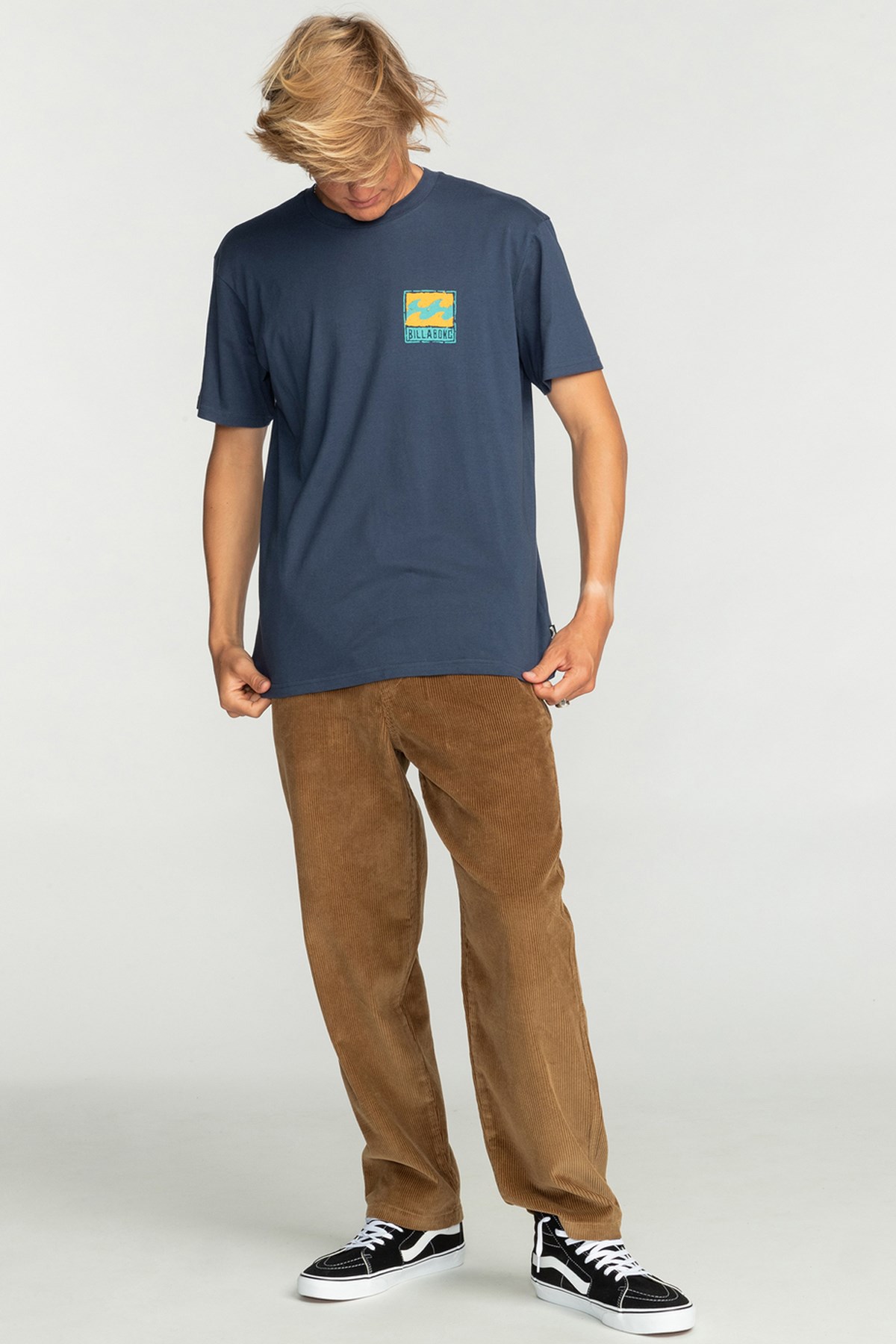 Billabong Stamp Erkek Tişört EBYZT00145 Mavi