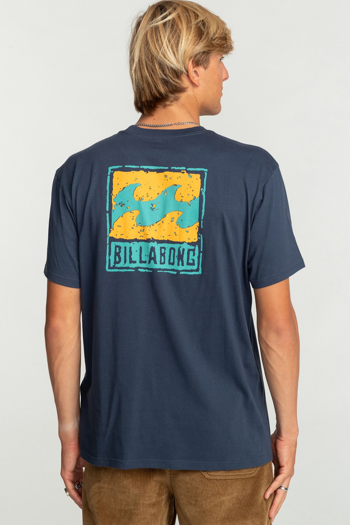 Billabong Stamp Erkek Tişört EBYZT00145 Mavi