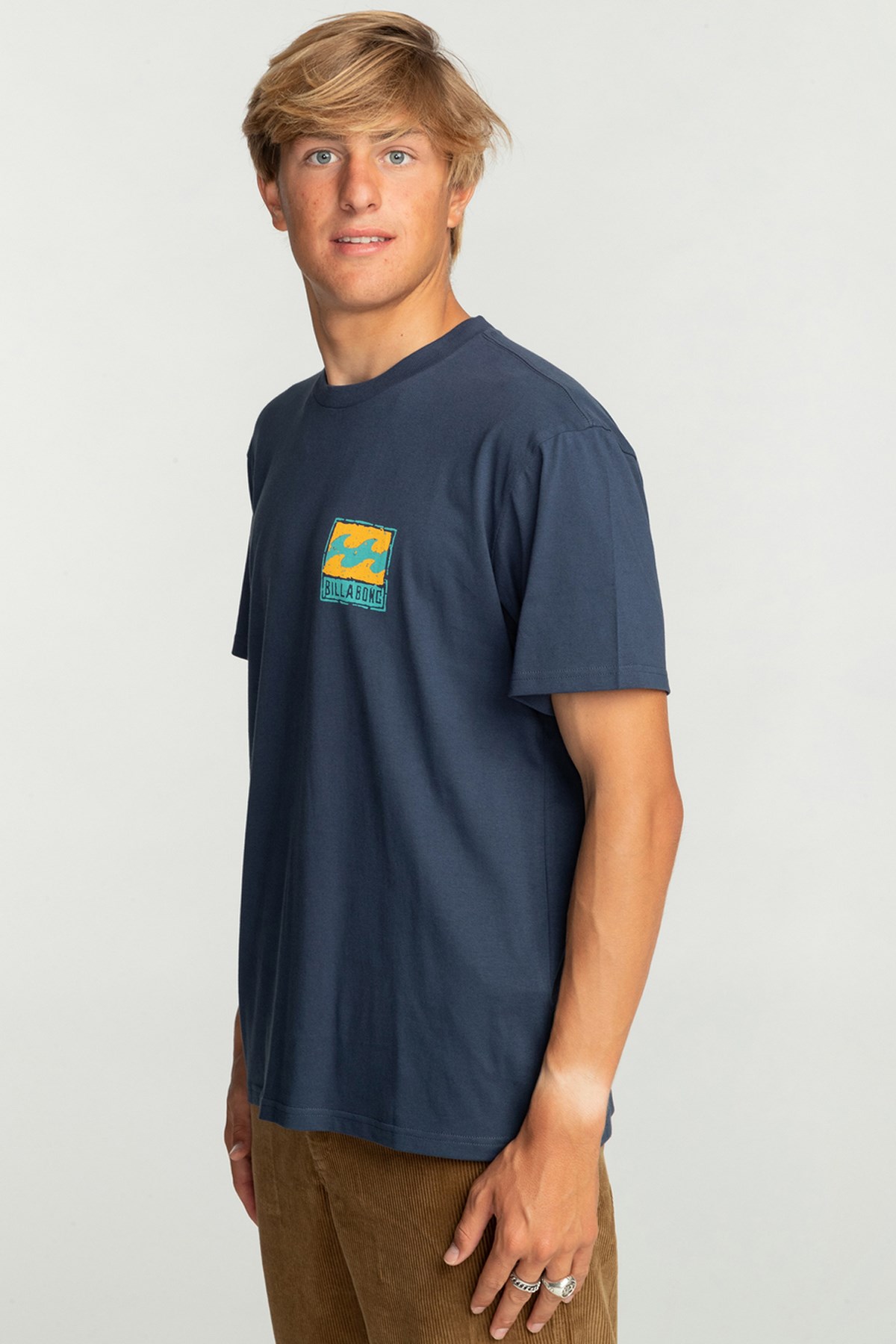 Billabong Stamp Erkek Tişört EBYZT00145 Mavi