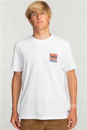 Billabong Stamp Erkek Tişört EBYZT00145 Beyaz