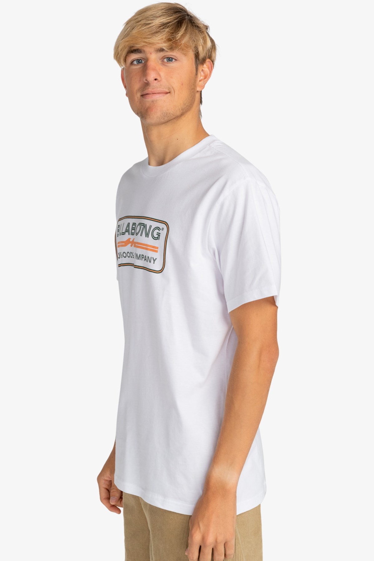 Billabong Trademark Erkek Tişört EBYZT00166 Beyaz