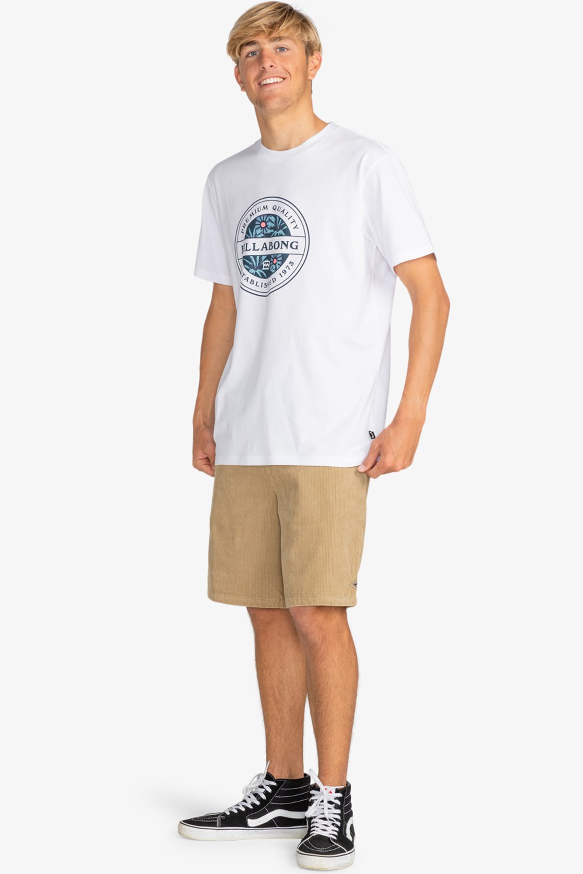 Billabong Rotor Fill Erkek Tişört EBYZT00168 Beyaz