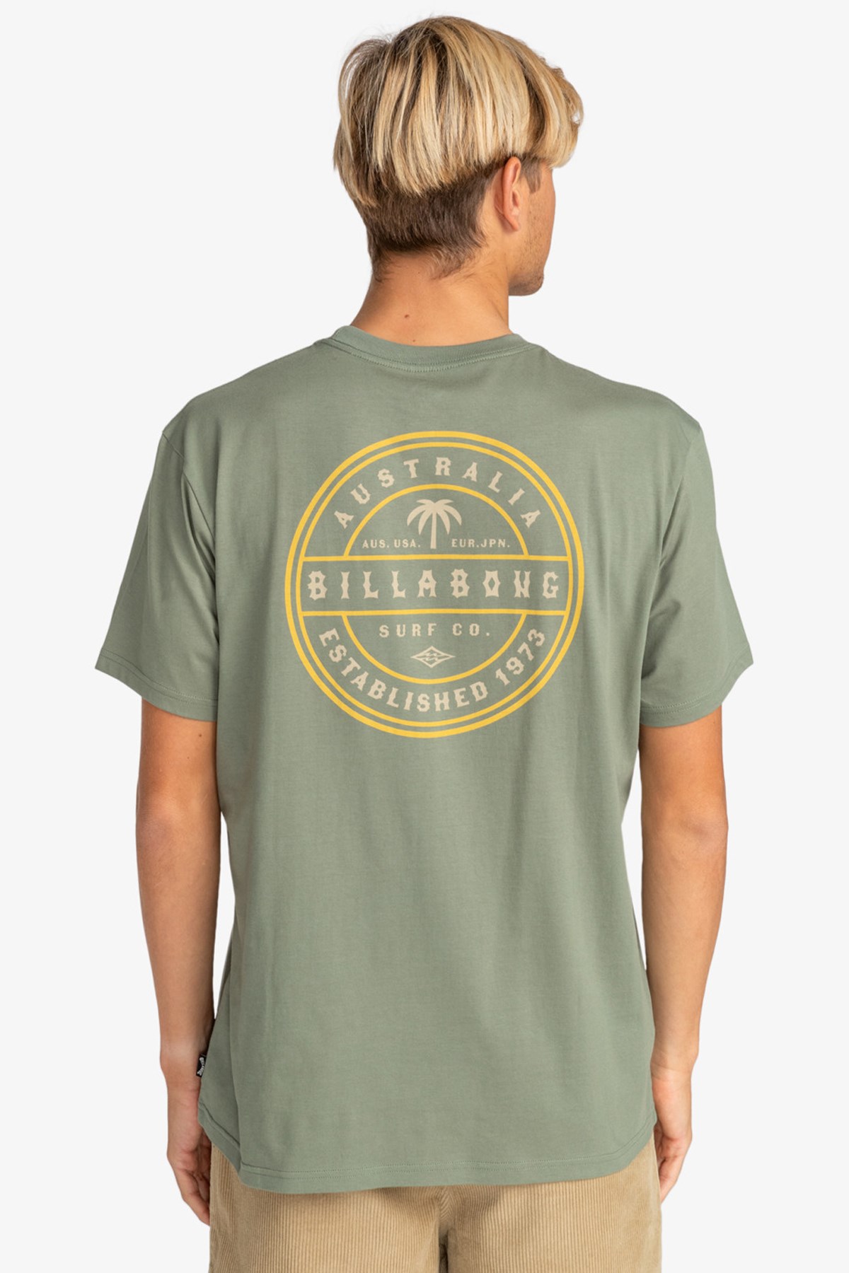 Billabong Monogram Erkek Tişört EBYZT00174 Yeşil