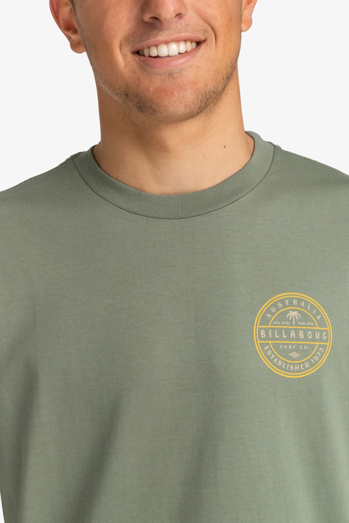 Billabong Monogram Erkek Tişört EBYZT00174 Yeşil