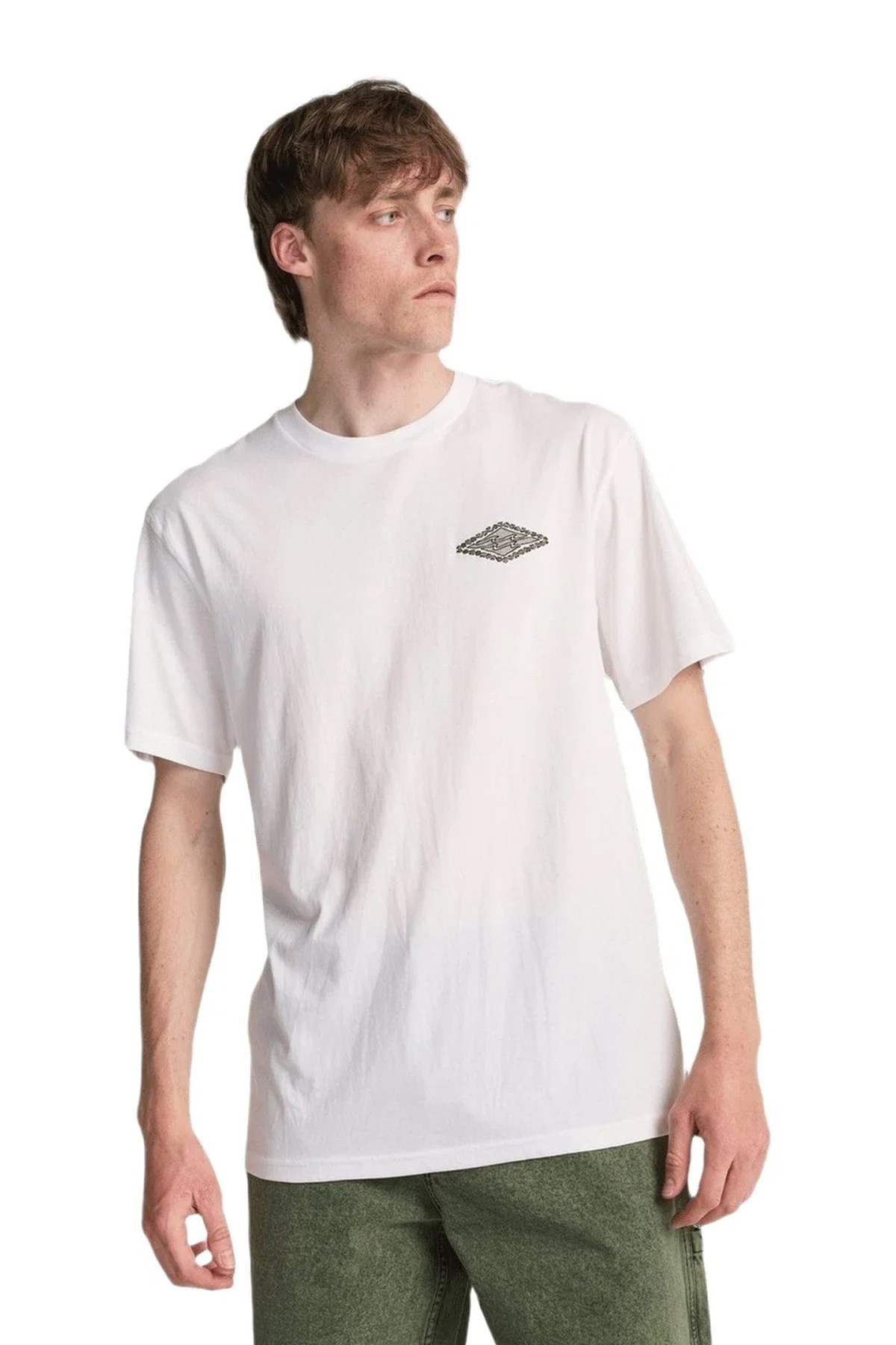 Billabong Crayon Erkek Tişört EBYZT00525 Beyaz