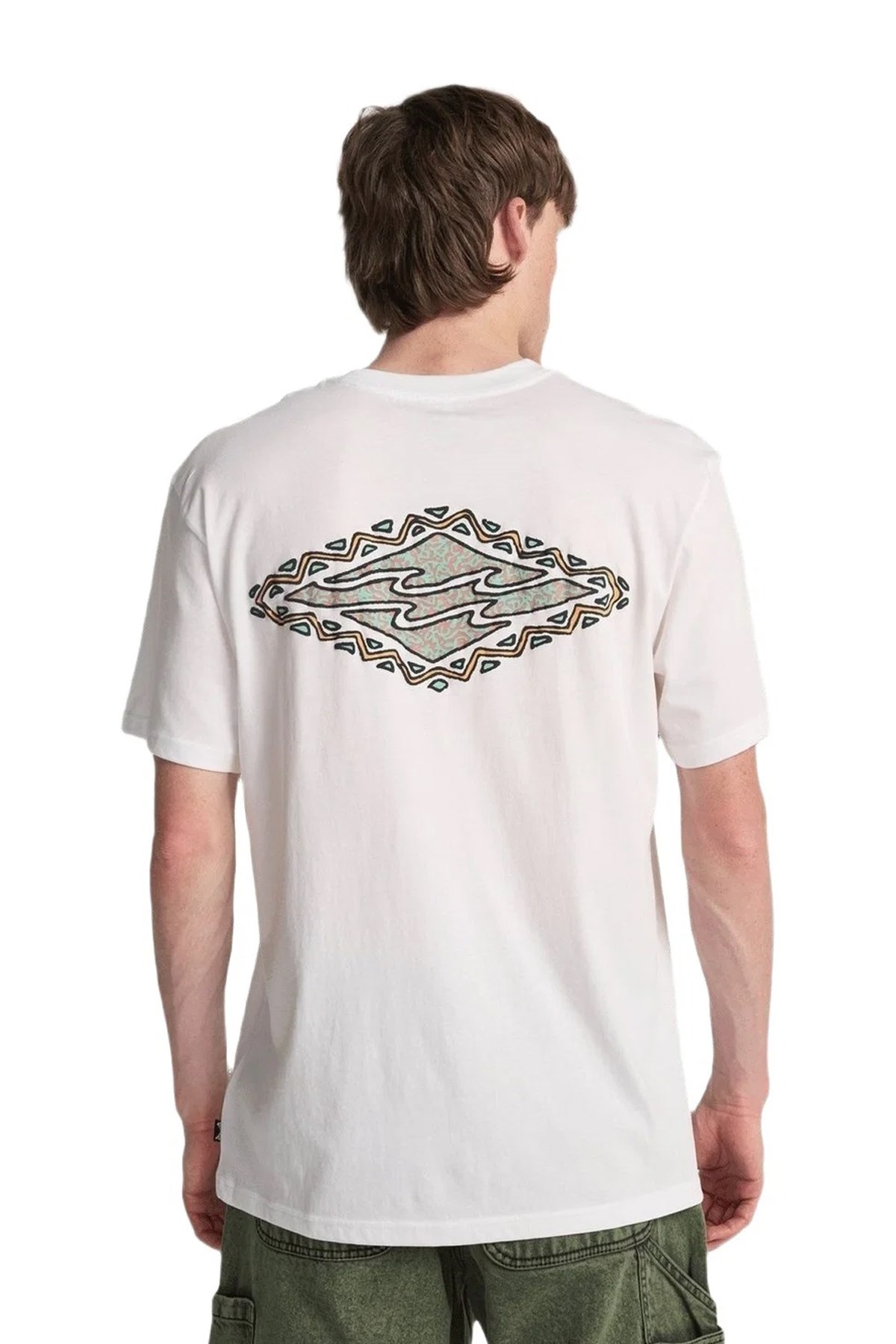 Billabong Crayon Erkek Tişört EBYZT00525 Beyaz