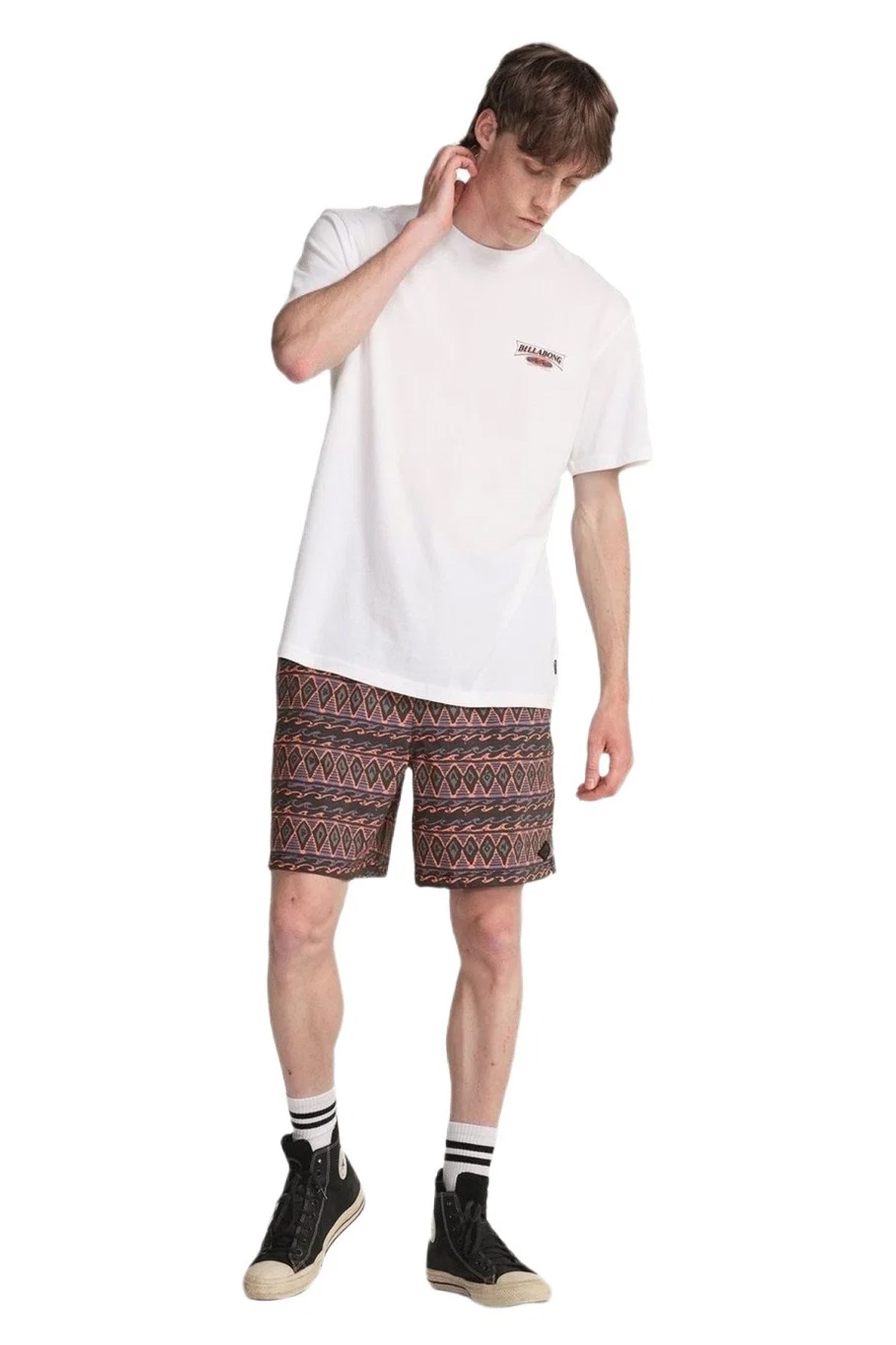 Billabong Burleigh Erkek Tişört EBYZT00573 Beyaz