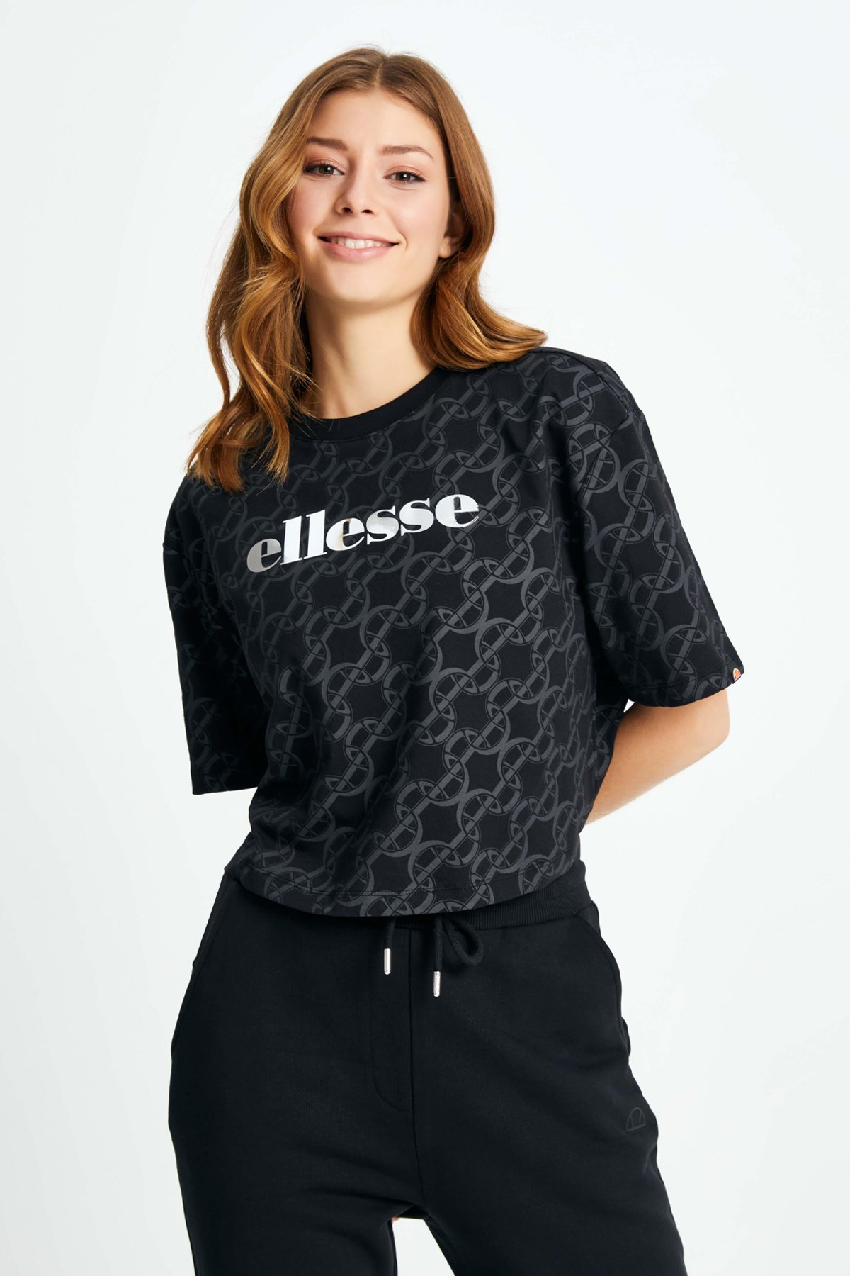 Ellesse Kadın Tişört EF113-BK Siyah