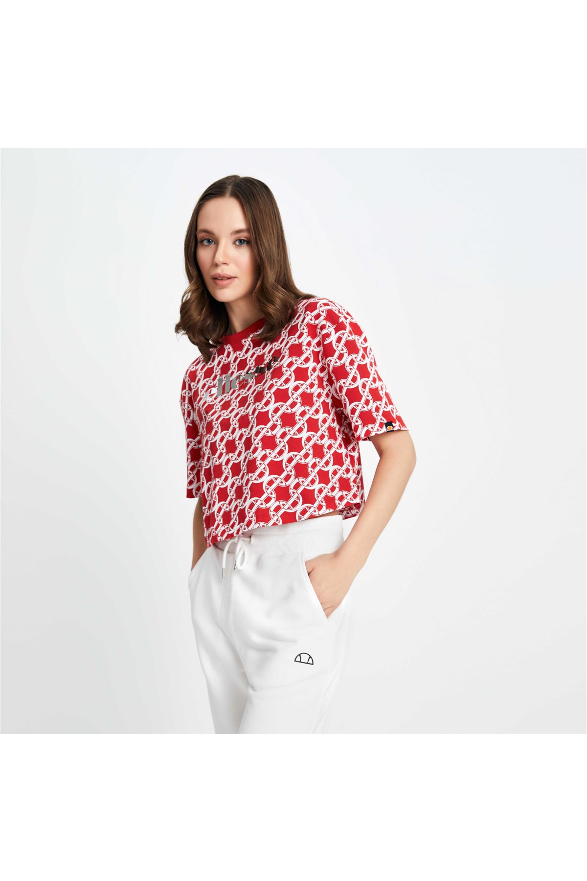 Ellesse Kadın Tişört EF113-RD Kırmızı