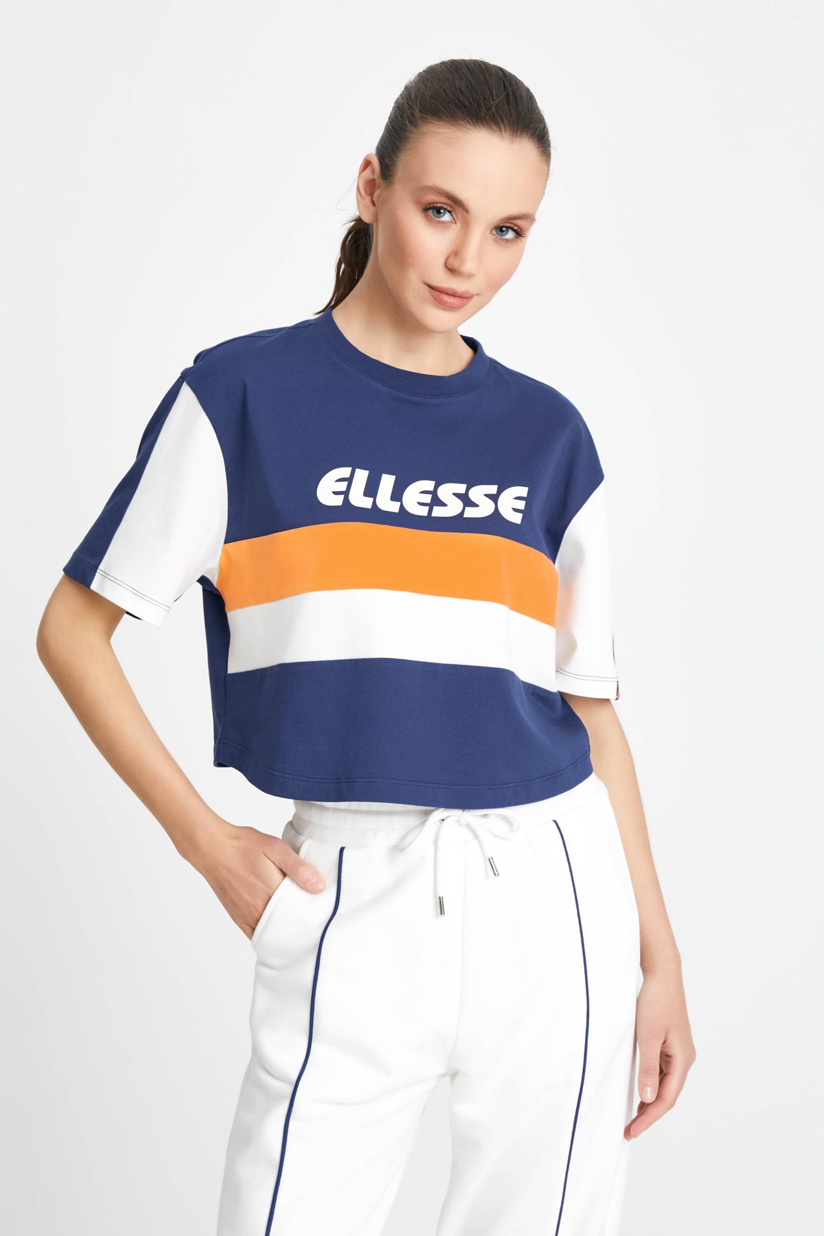 Ellesse Kadın Tişört EF128-NV Lacivert