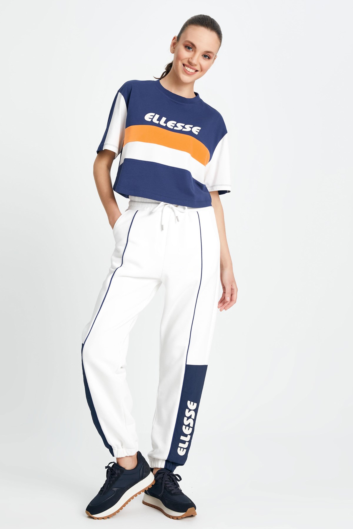 Ellesse Kadın Tişört EF128-NV Lacivert