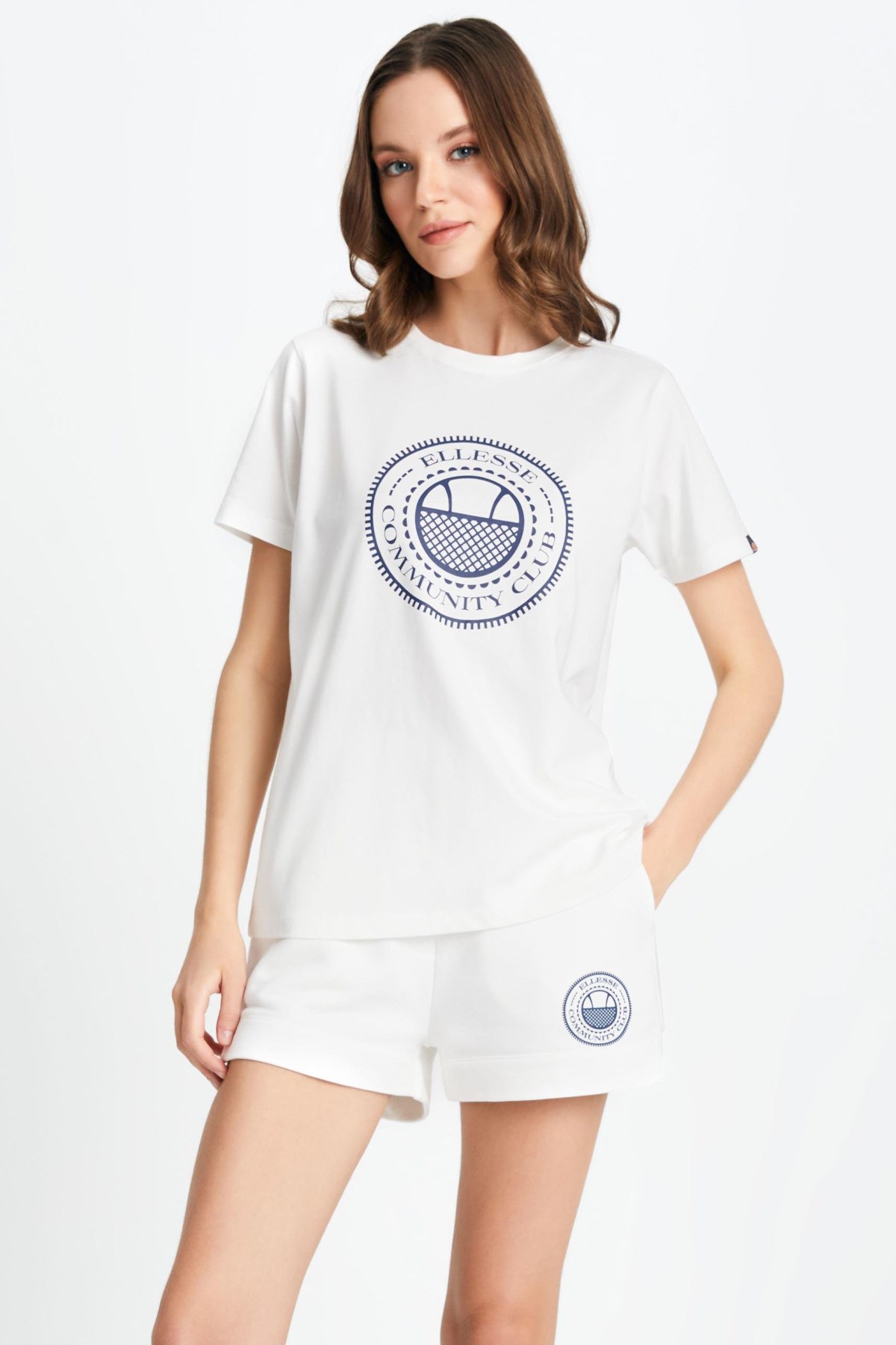 Ellesse Kadın Tişört EF132-OF Beyaz