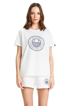 Ellesse Kadın Tişört EF132-OF Beyaz