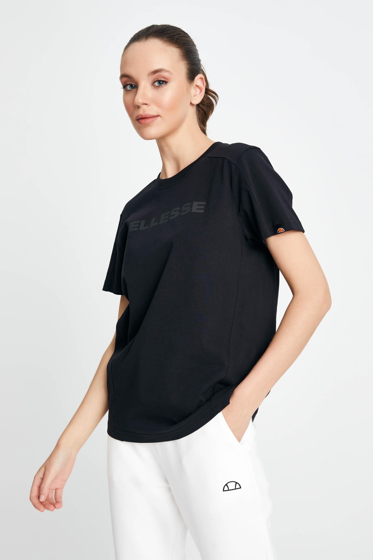 Ellesse Kadın Tişört EF156-BK Siyah