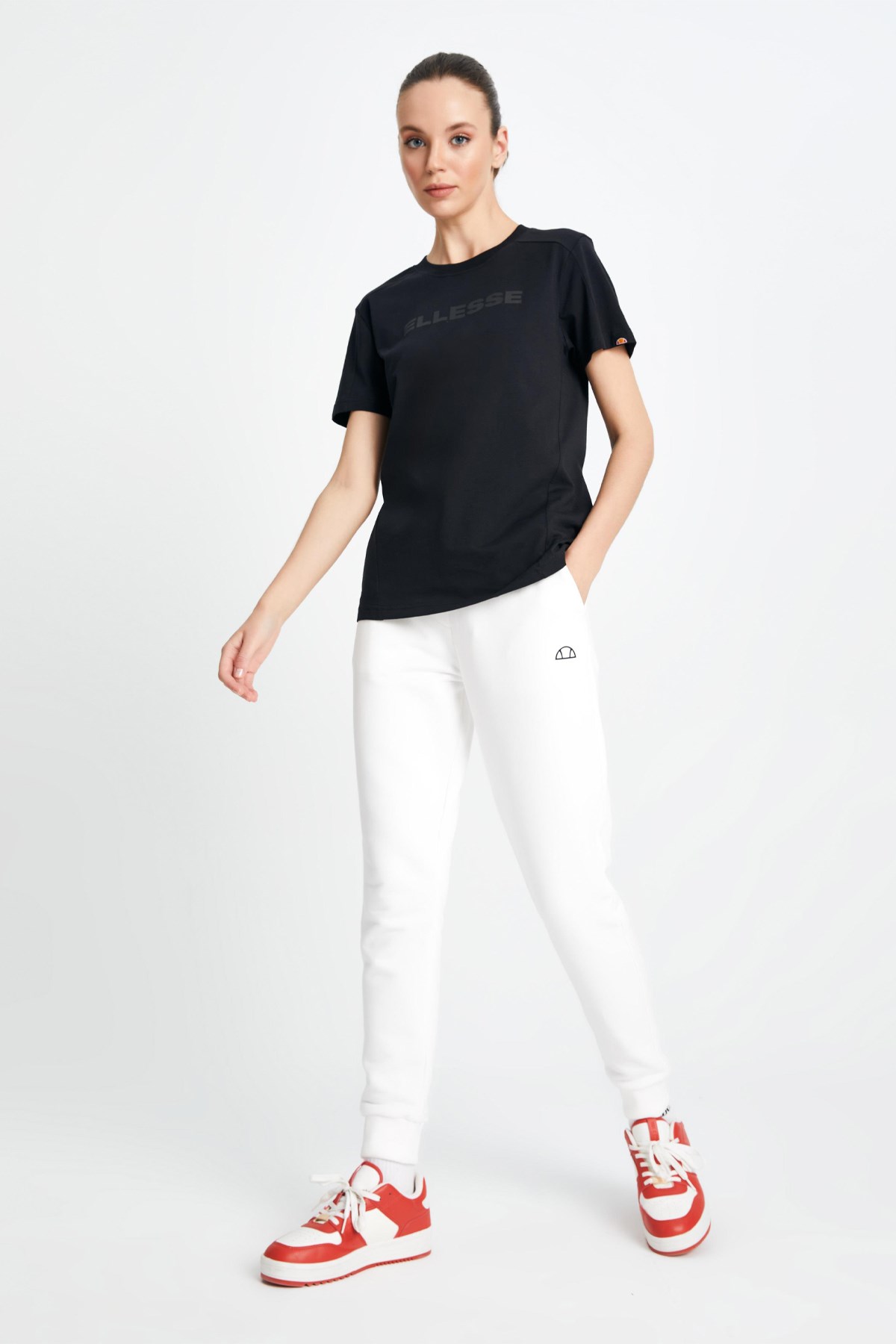 Ellesse Kadın Tişört EF156-BK Siyah