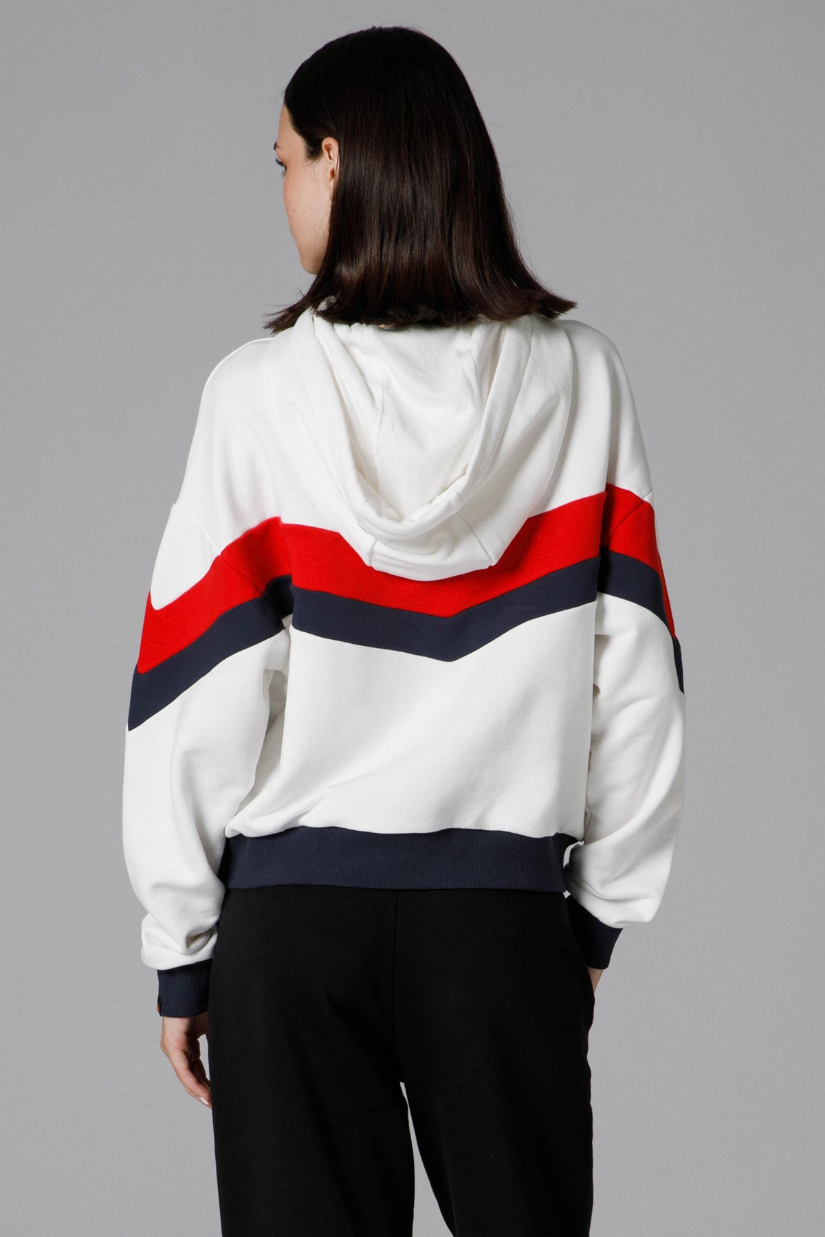 Ellesse Kadın Oversize Sweatshirt EF178-OF Beyaz