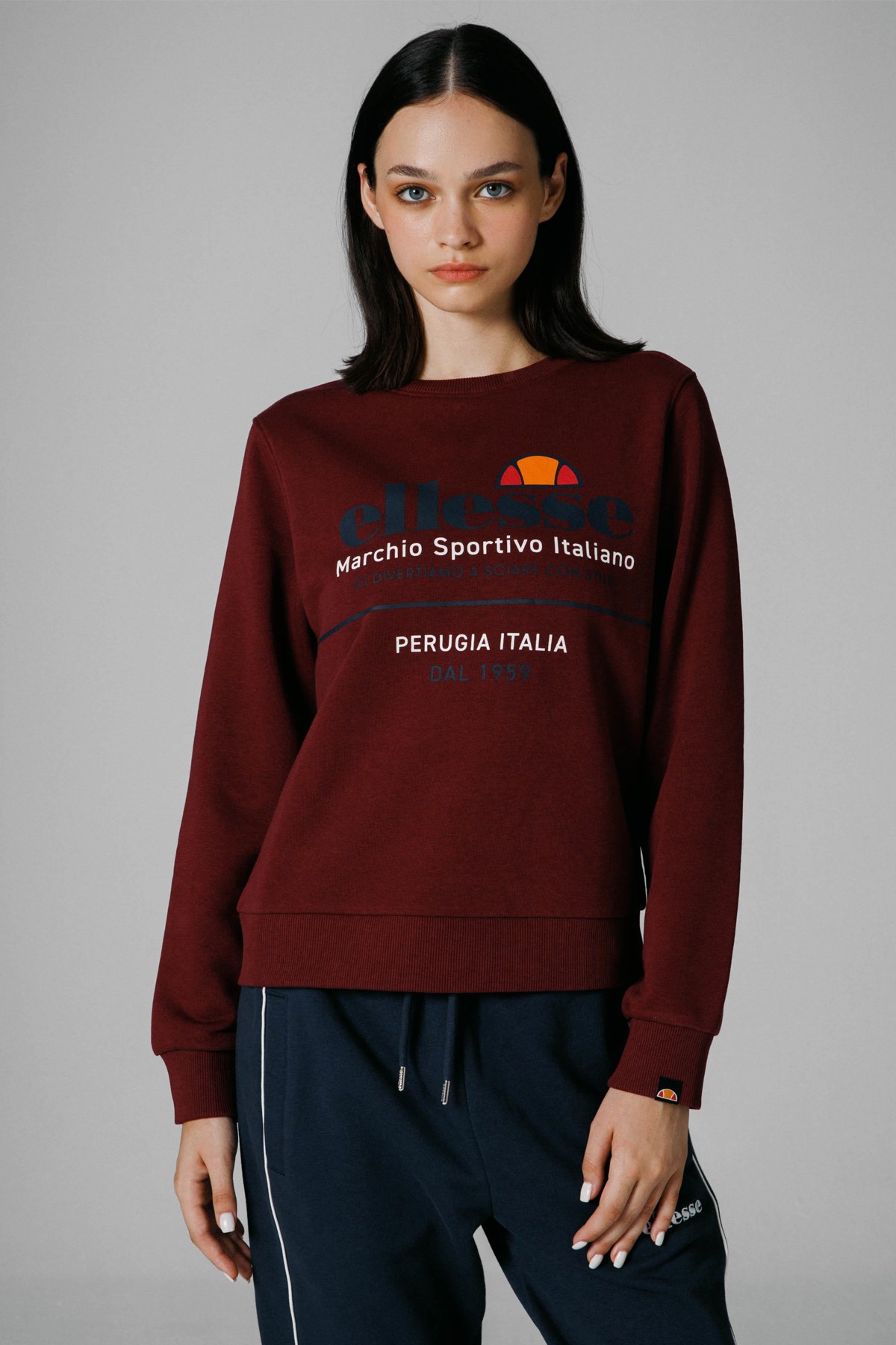 Ellesse Kadın Sweatshirt EF180-BRD Bordo