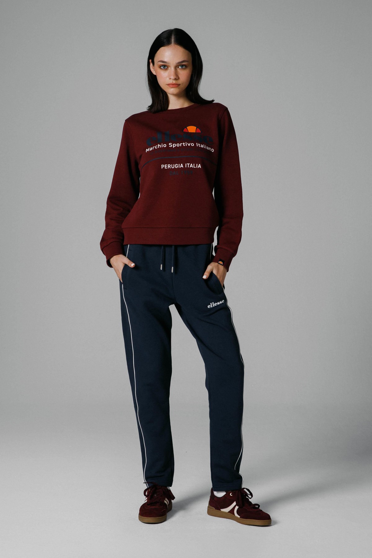 Ellesse Kadın Sweatshirt EF180-BRD Bordo