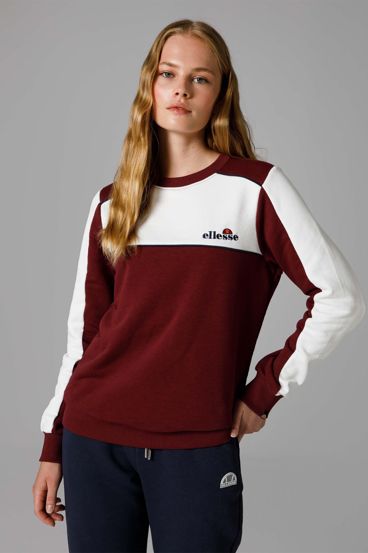 Ellesse KADiN Sweatshirt EF183-BRD Bordo