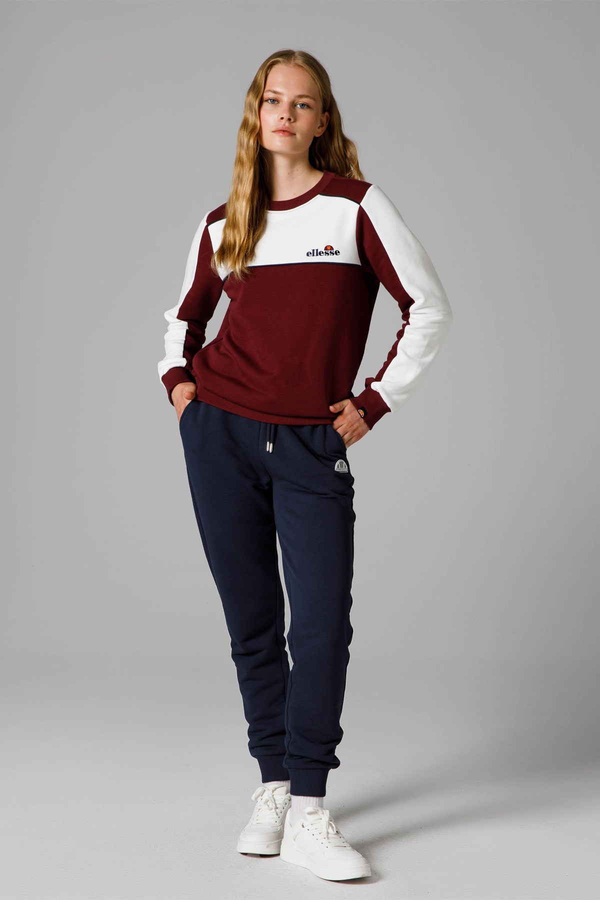 Ellesse KADiN Sweatshirt EF183-BRD Bordo