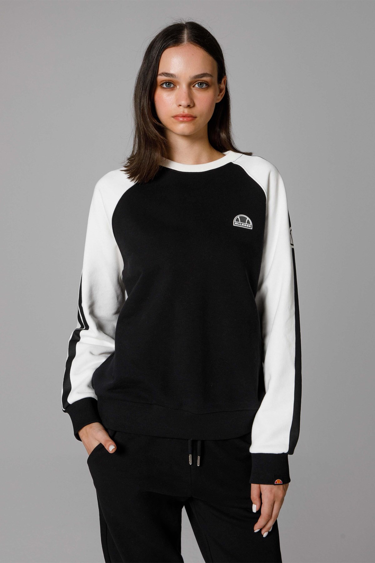 Ellesse Kadın Sweatshirt EF197-BK Siyah