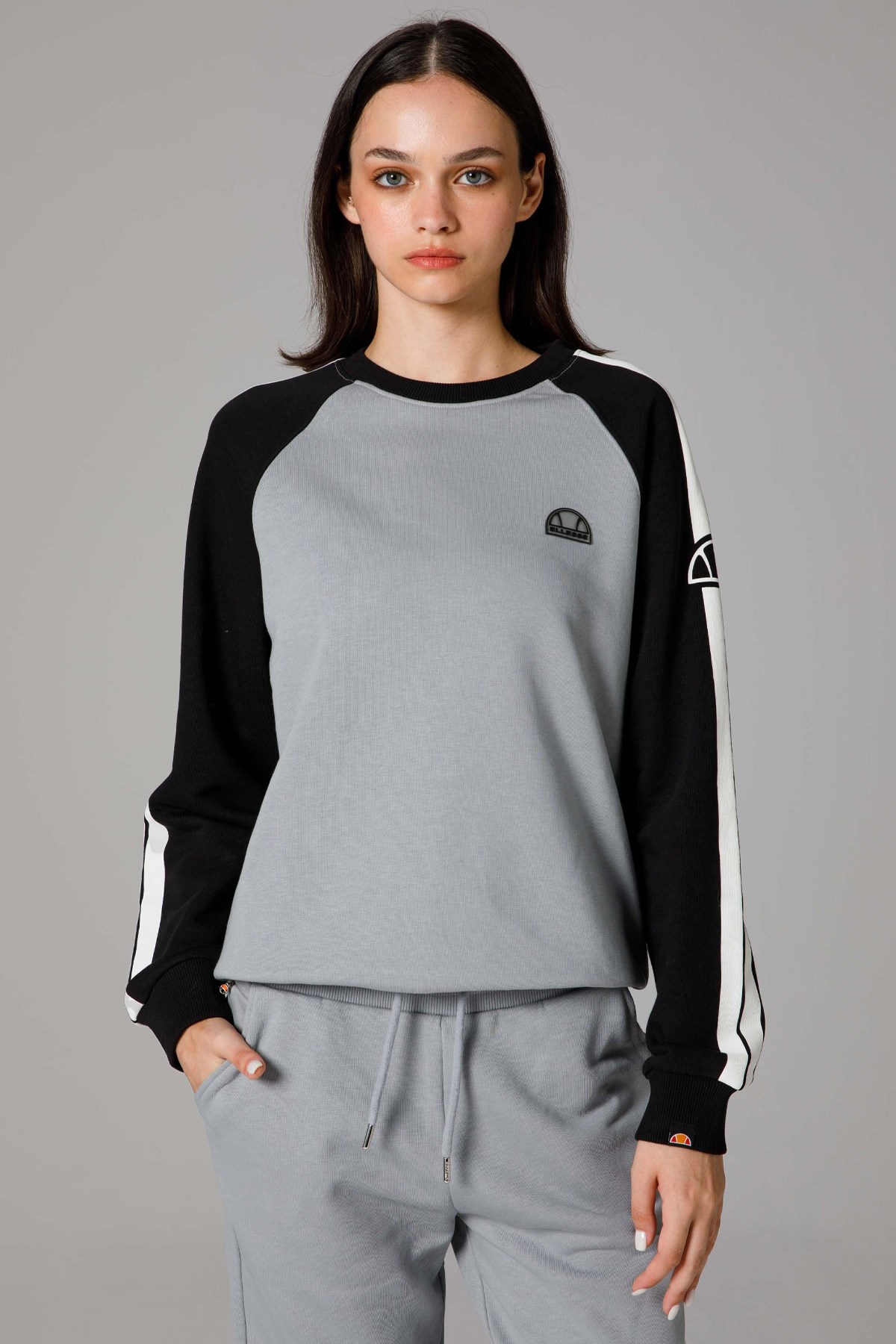 Ellesse Kadın Sweatshirt EF197-Gi Gri