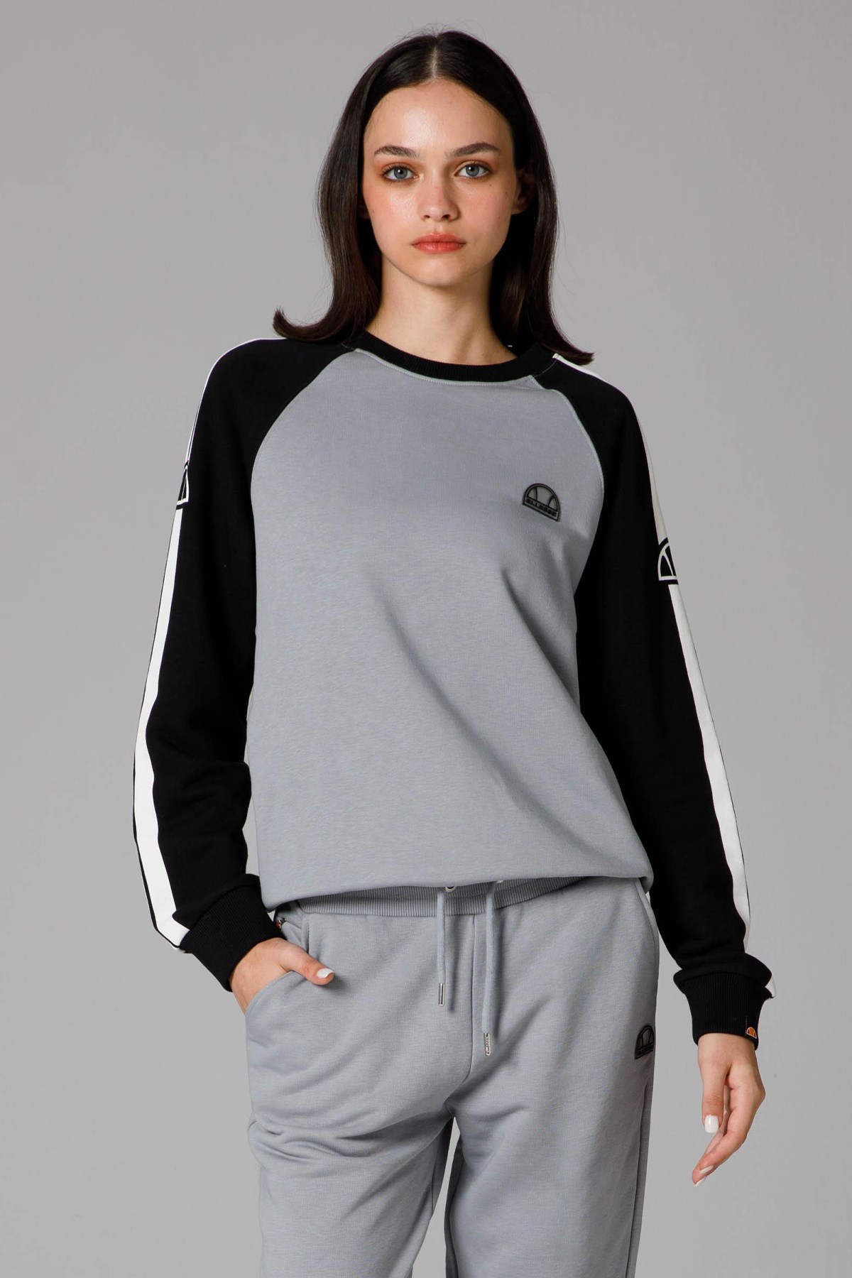 Ellesse Kadın Sweatshirt EF197-Gi Gri