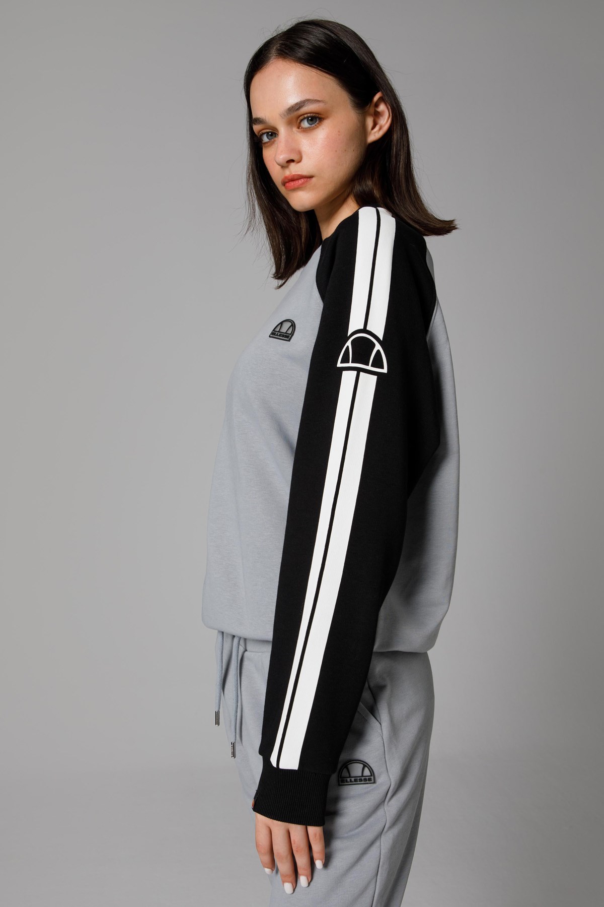 Ellesse Kadın Sweatshirt EF197-Gi Gri