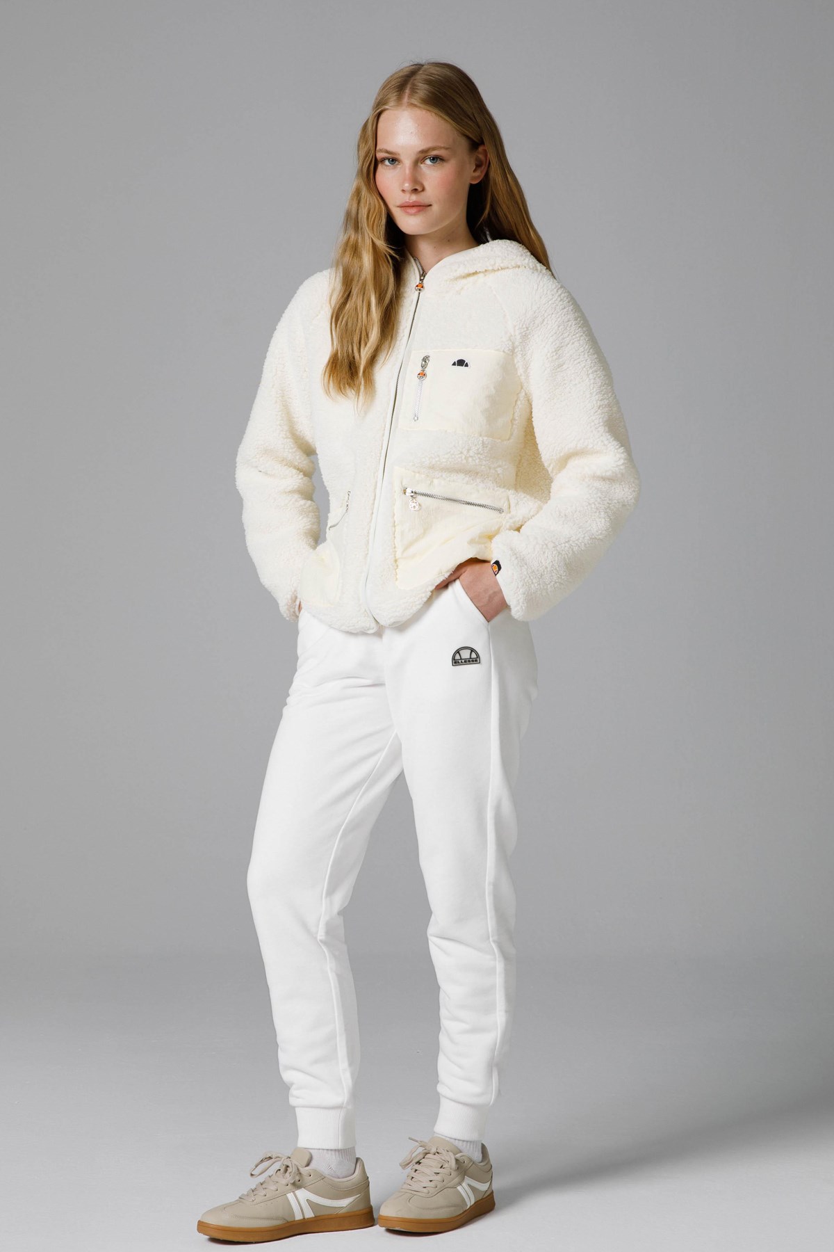 Ellesse Kadın Jogger Eşofman Altı EF199-OF Ekru