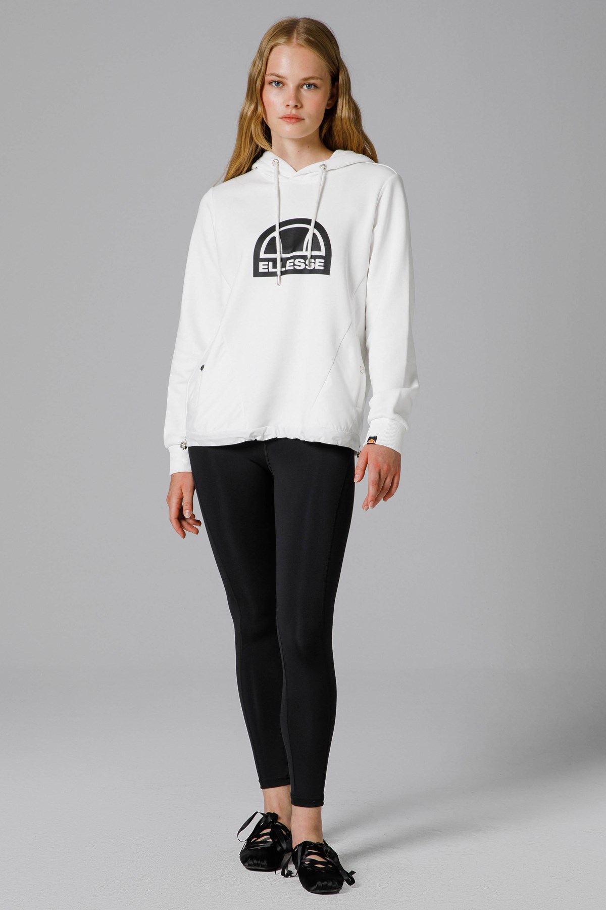 Ellesse Kadın Sweatshirt EF201-OF Beyaz
