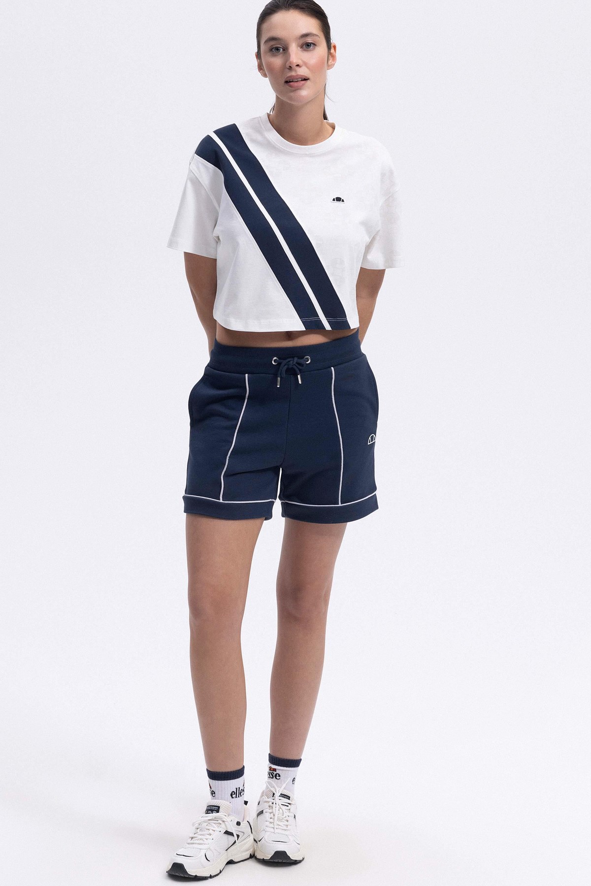 Ellesse Kadın Tişört Ef376-Of Ekru