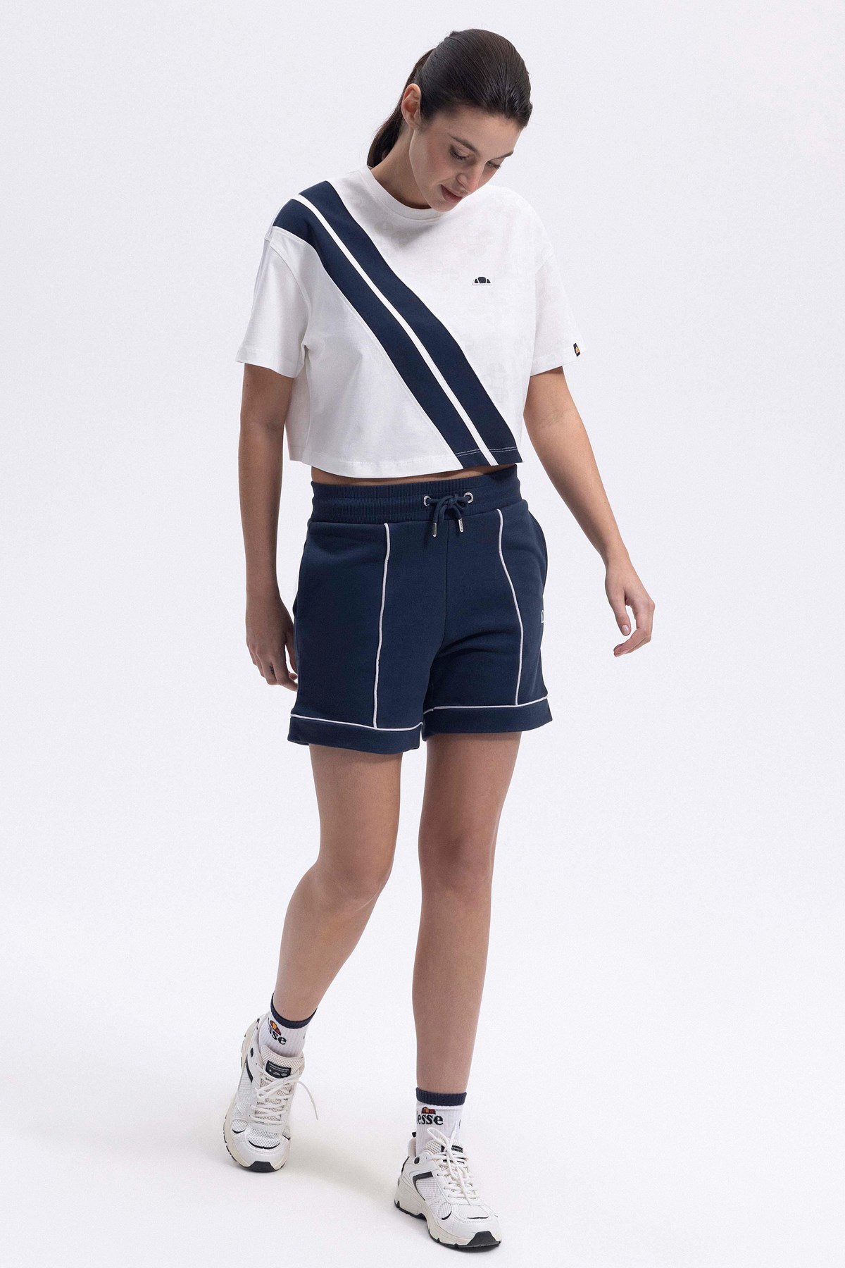 Ellesse Kadın Tişört Ef376-Of Ekru