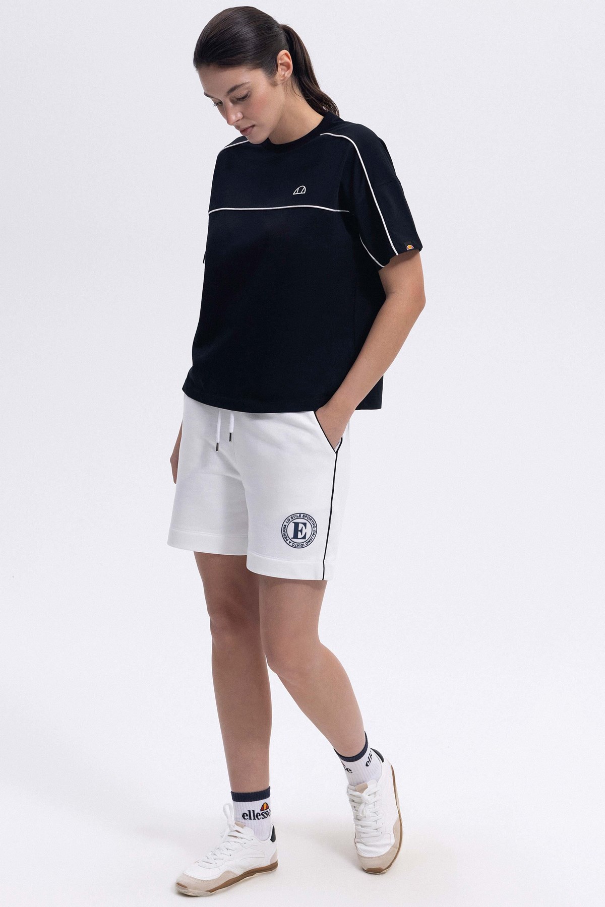 Ellesse Kadın Tişört Ef389-Bk Siyah