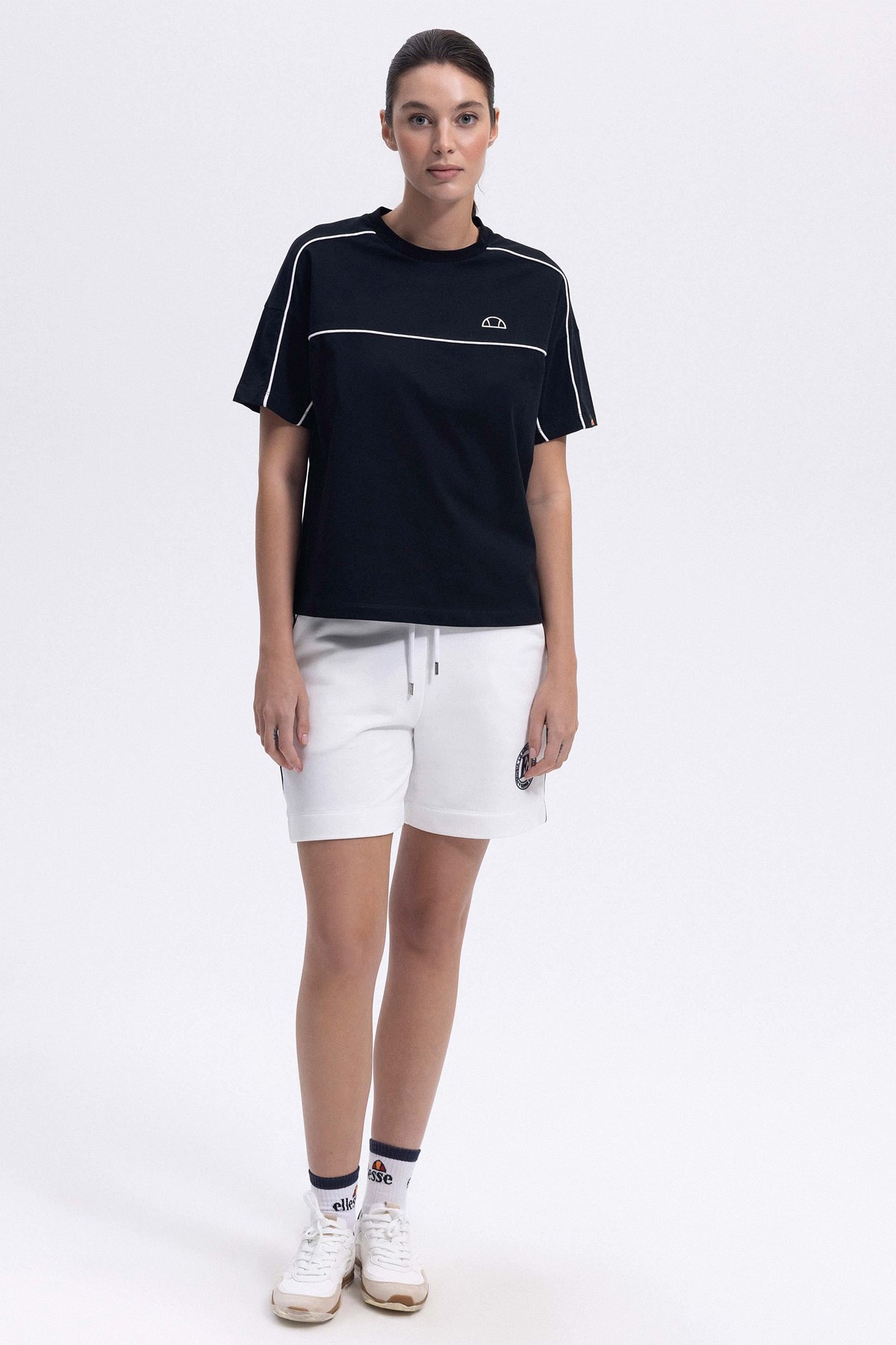 Ellesse Kadın Tişört Ef389-Bk Siyah