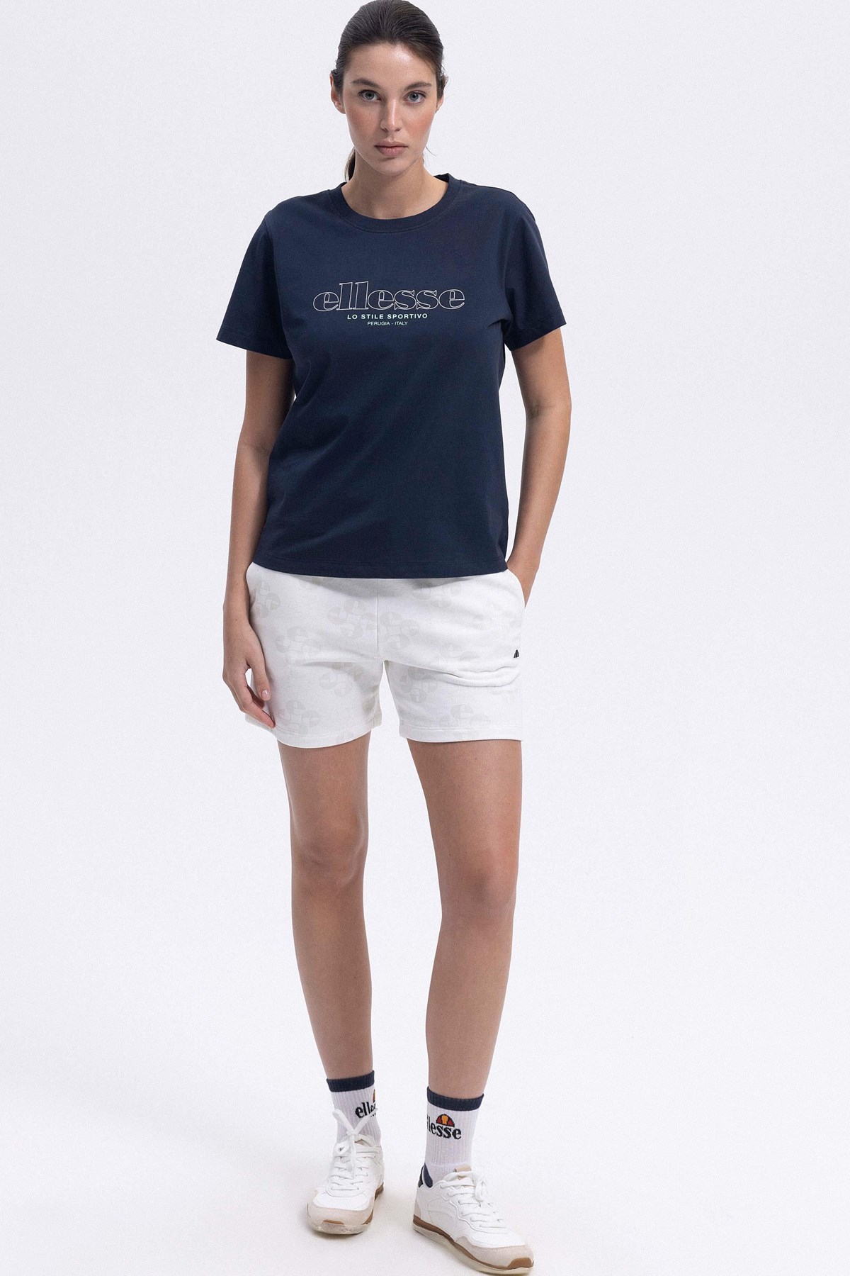 Ellesse Kadın Şort Ef391-Of Ekru