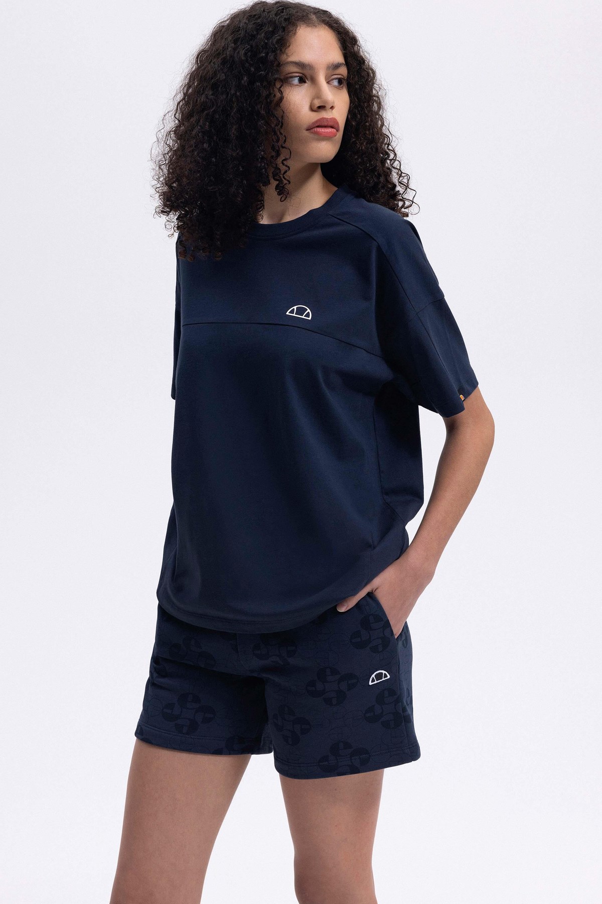 Ellesse Kadın Tişört Ef394-Nv Lacivert