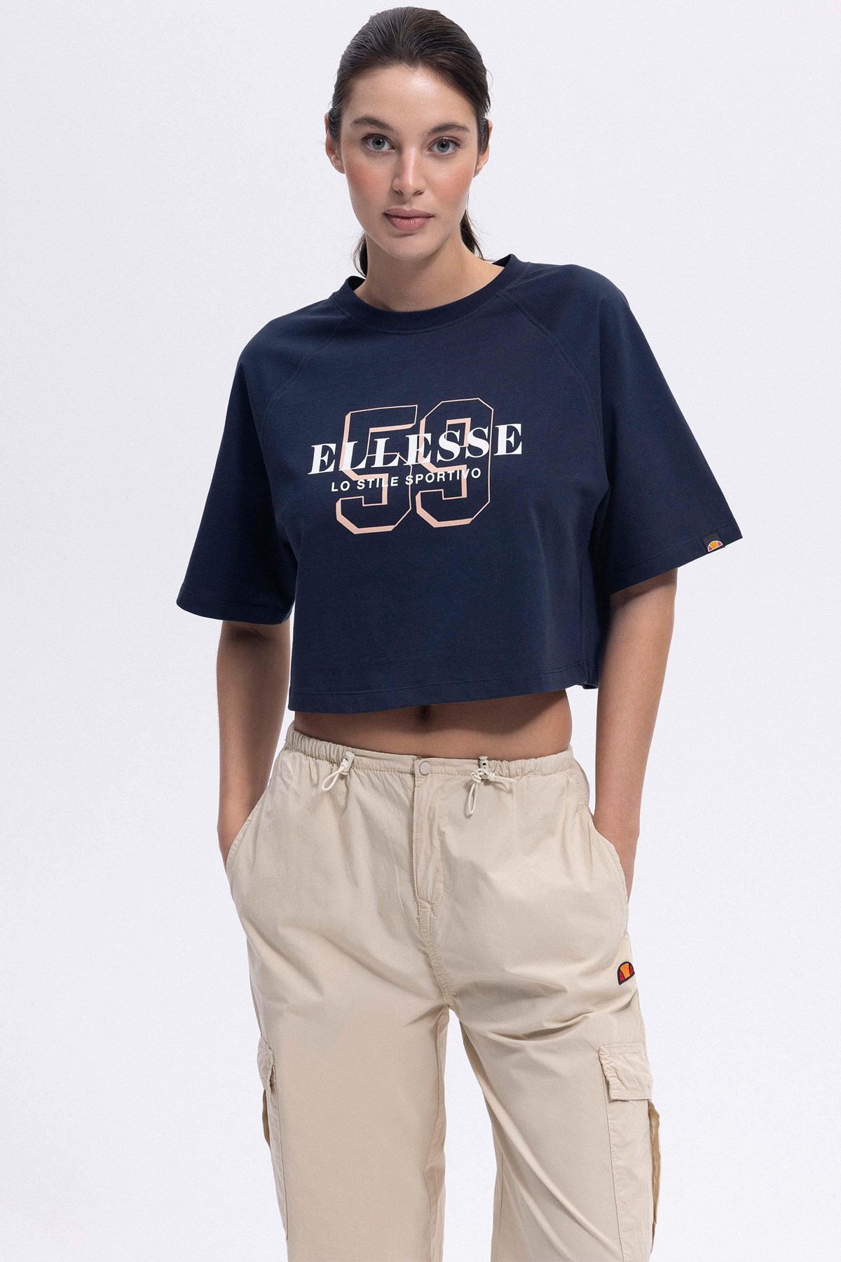 Ellesse Kadın Tişört Ef443-Nv Lacivert