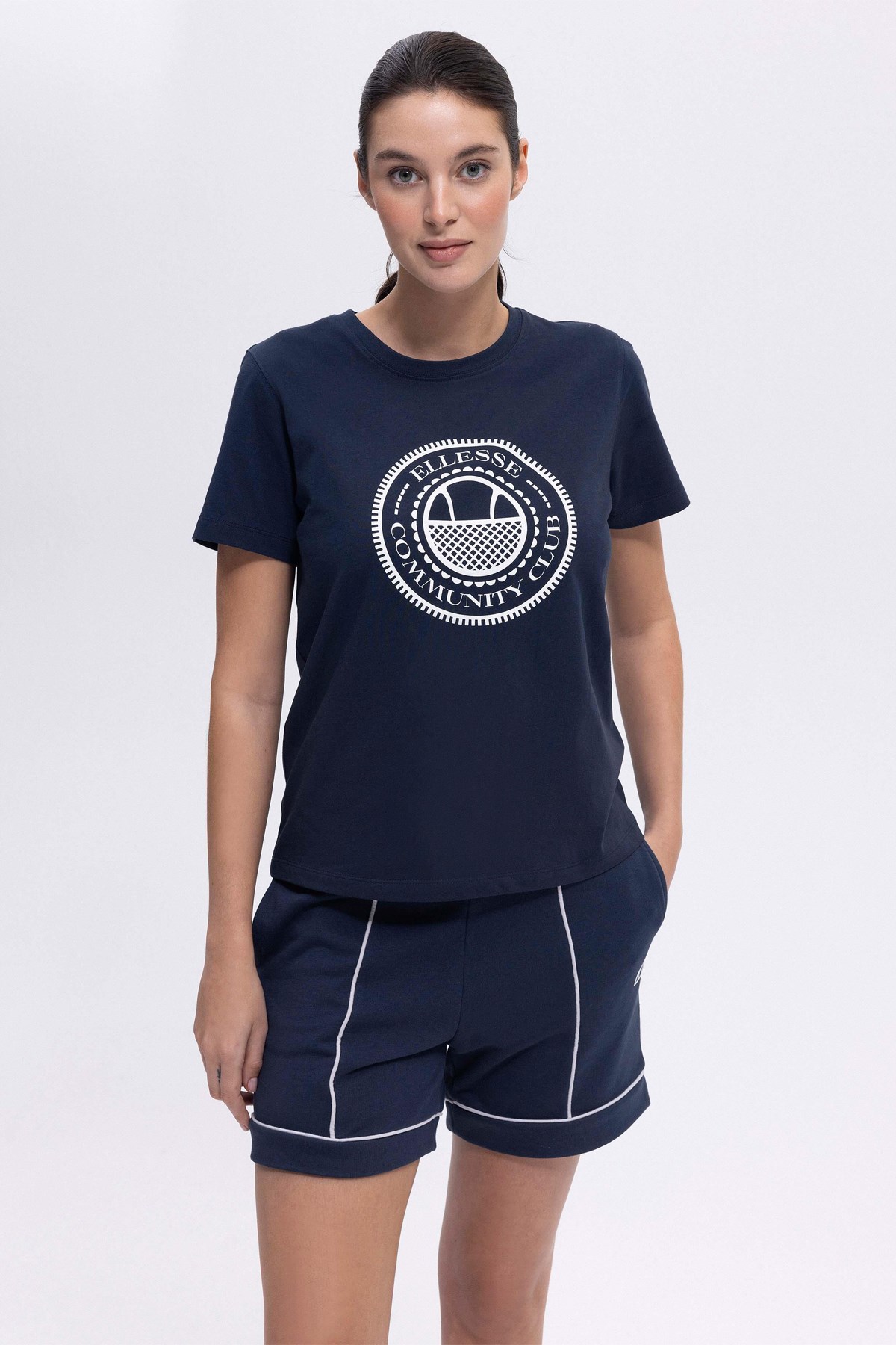 Ellesse Kadın Tişört Ef444-Nv Lacivert