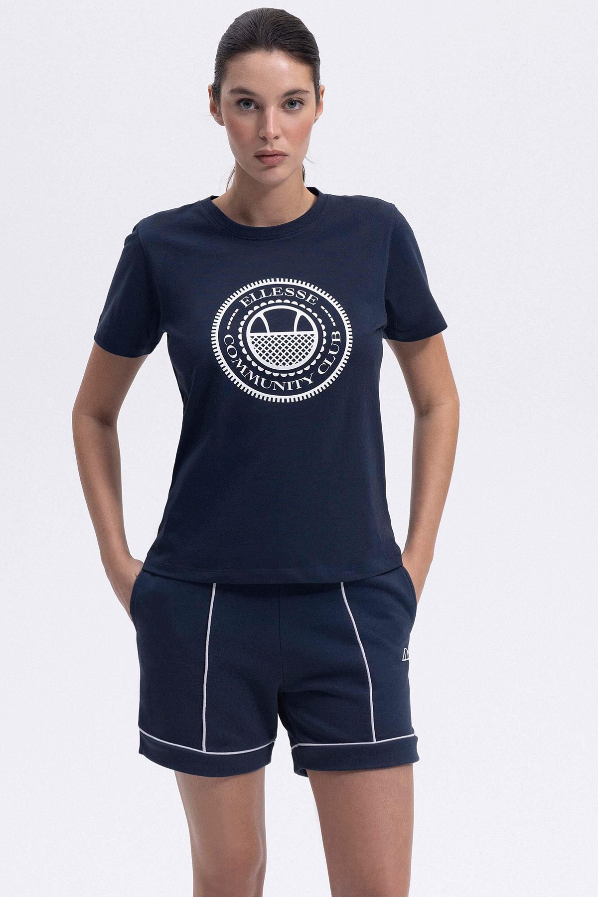 Ellesse Kadın Tişört Ef444-Nv Lacivert