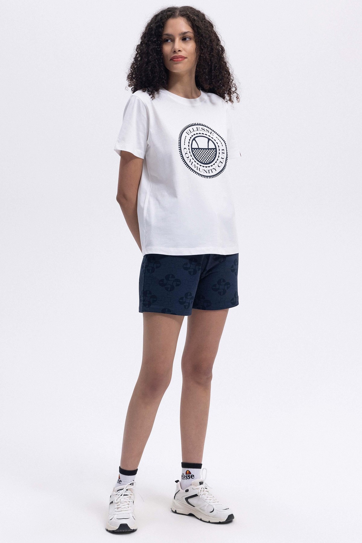 Ellesse Kadın Tişört Ef444-Of Ekru